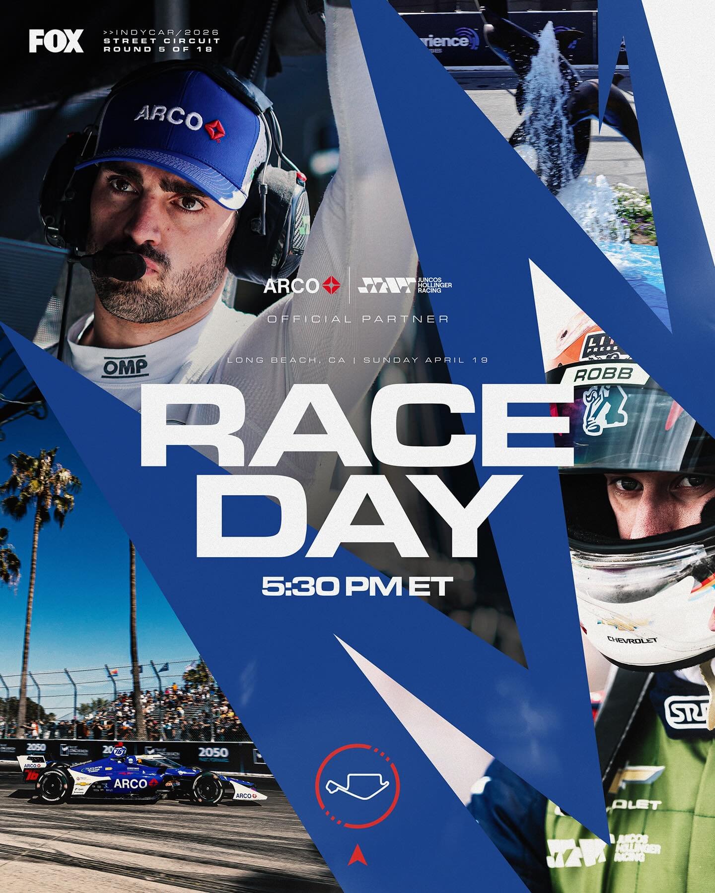 Race day in Long Beach! ⛱️

We&rsquo;ve got 90 laps of pure action ahead to achieve the best possible result! let&rsquo;s go, boys 💪🏻