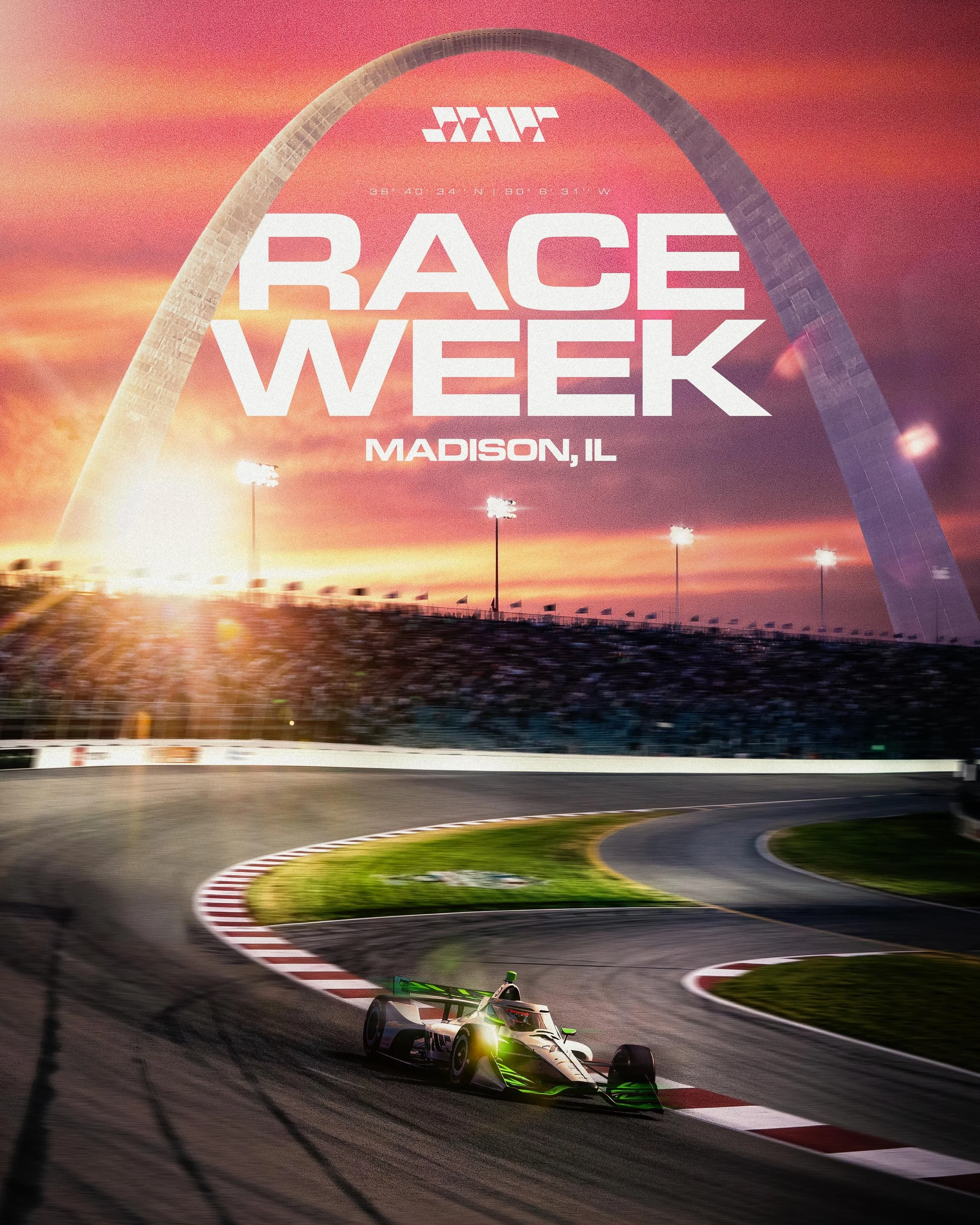 It&rsquo;s Race Week! 🕺🏻

Time to make some left turns at World Wide Technology Raceway ↖️🌃

#GoJHR #IndyCar