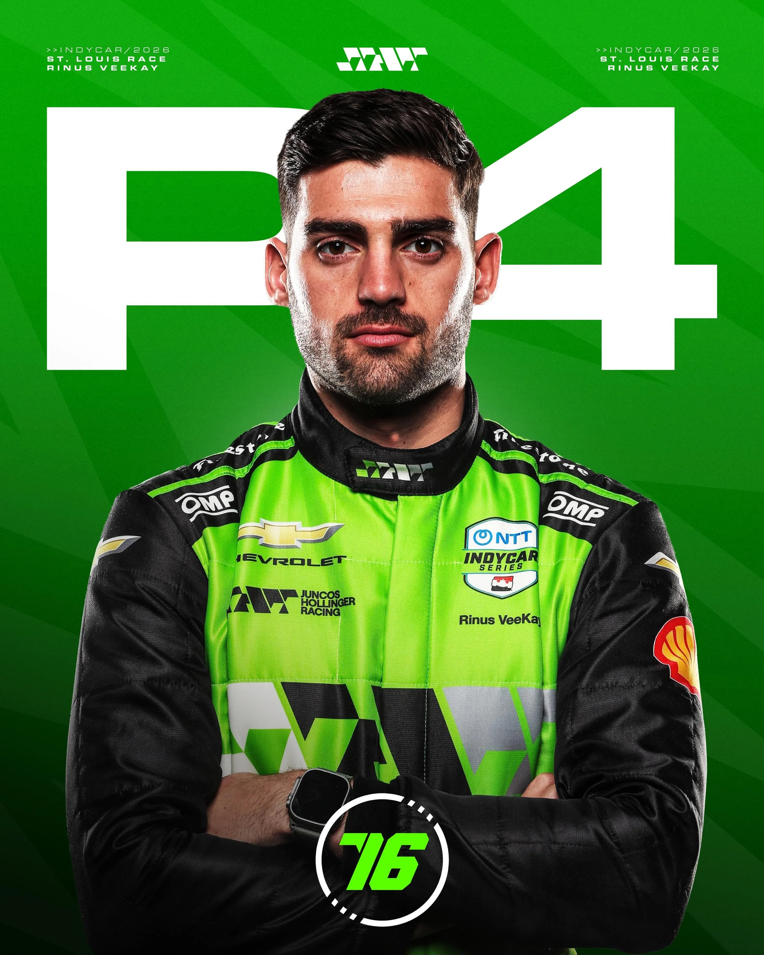 First top-five finish of the season for us! 👏🏻

@rinusveekay brought home a great P4 finish in St. Louis after a strong race and a great effort from everyone on the No. 76 crew.

#GoJHR #IndyCar