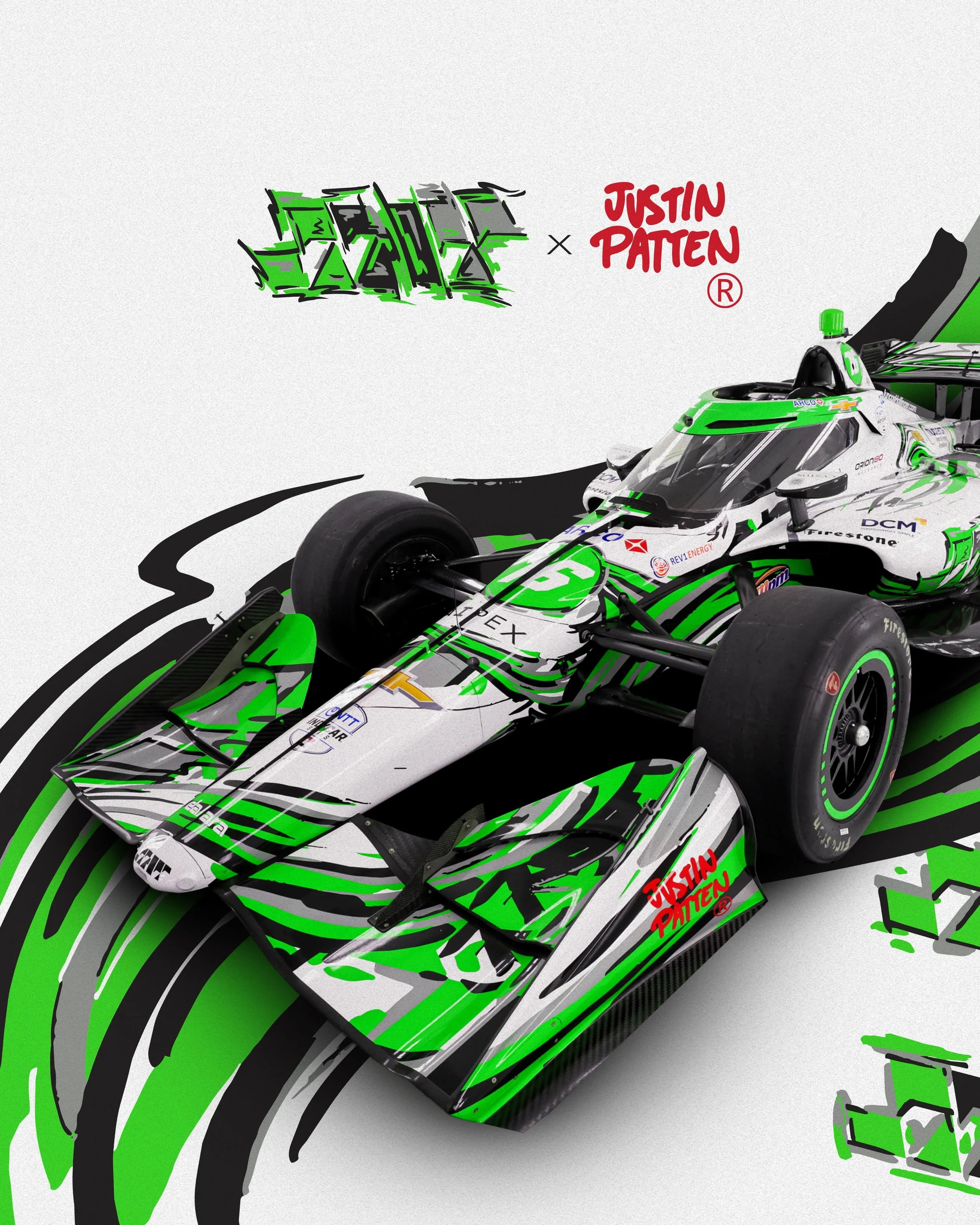 A work of art 🤩🎨

This is how the No. 76 Chevy looks this weekend with our special JHR x Justin Patten livery.

#GoJHR #IndyCar
