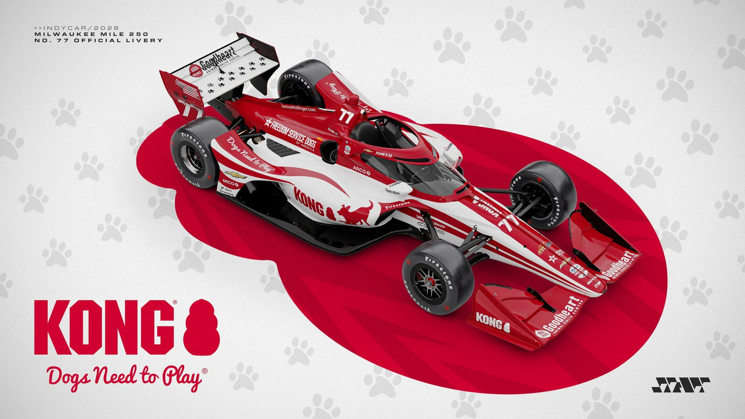 KONG Joins Juncos Hollinger Racing’s Sting Ray Robb for Milwaukee Doubleheader