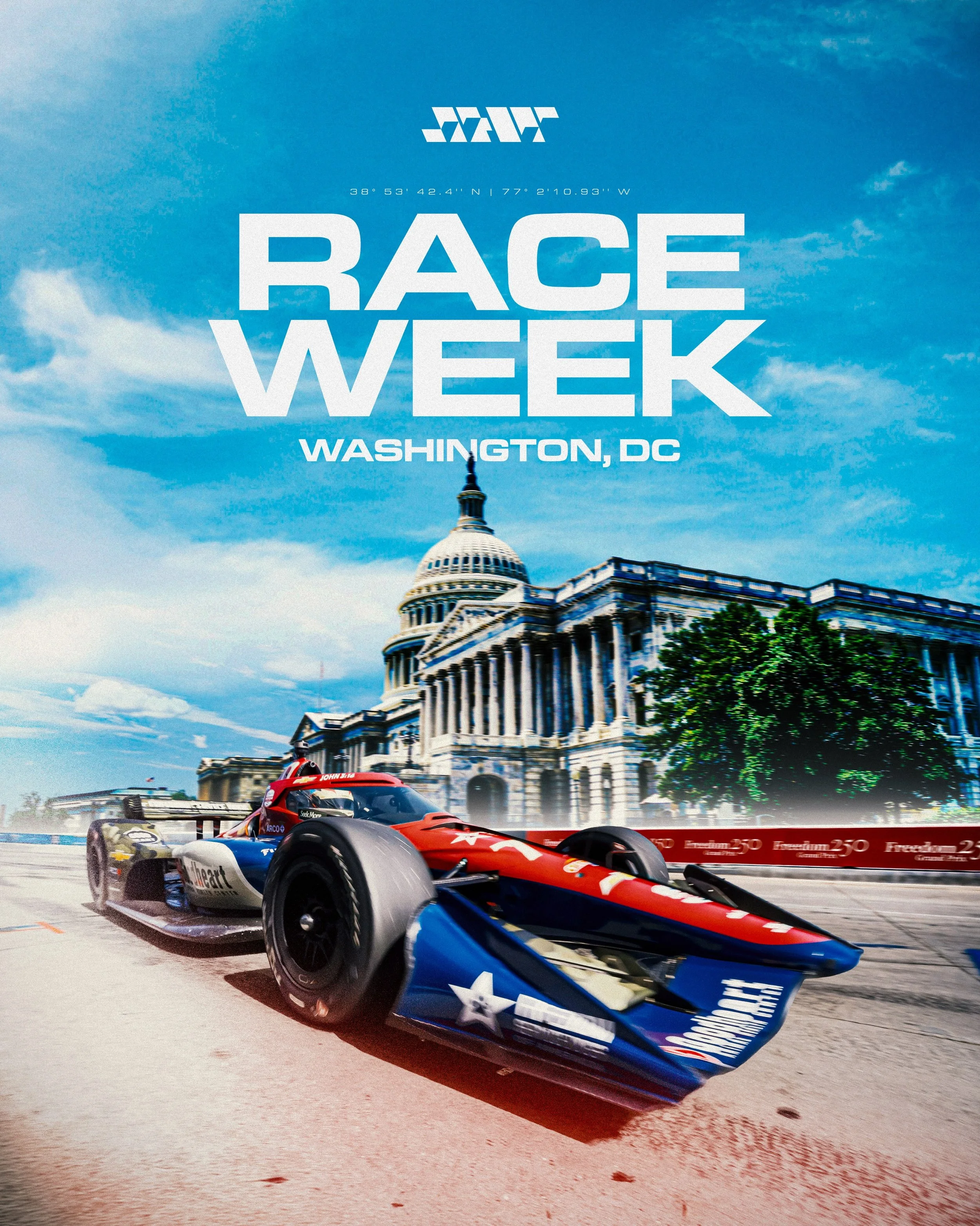 Juncos Hollinger Racing ready for landmark Freedom 250 in Washington, D.C.