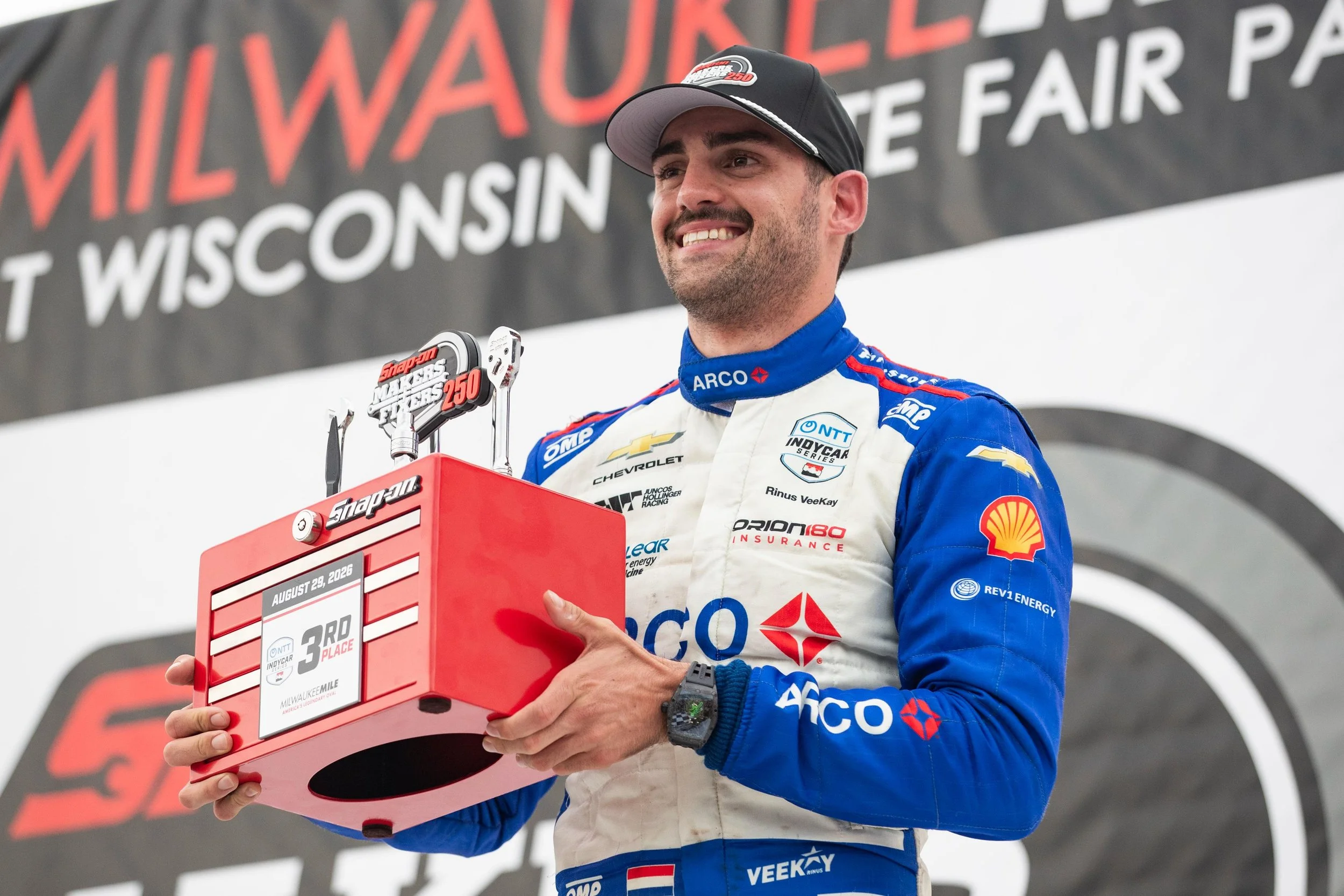 Juncos Hollinger Racing Returns to Milwaukee Podium with VeeKay’s First Oval Top Three