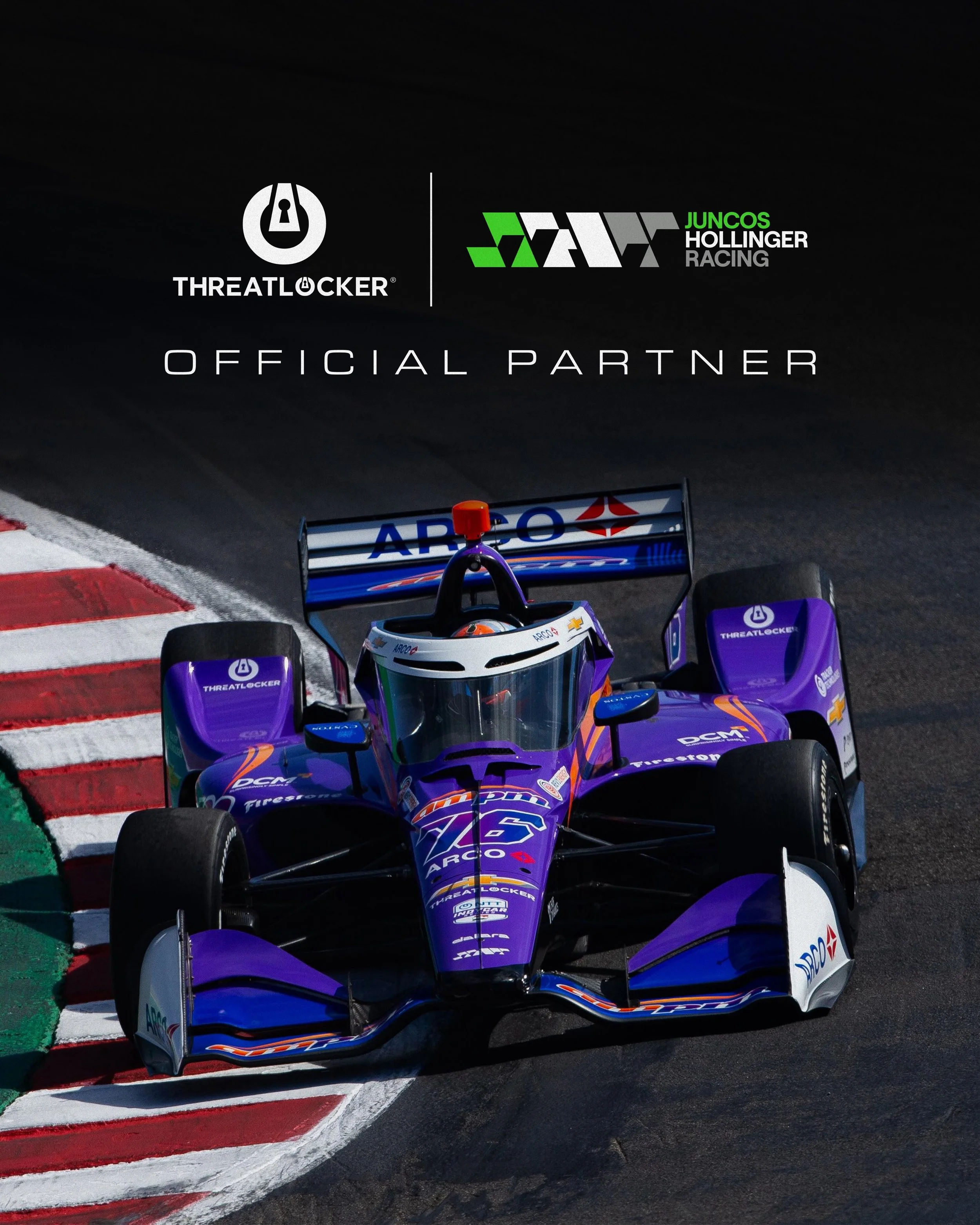 We&rsquo;re proud to welcome @threatlocker to JHR for the season finale at Laguna Seca! 🙌🏻

#GoJHR #INDYCAR