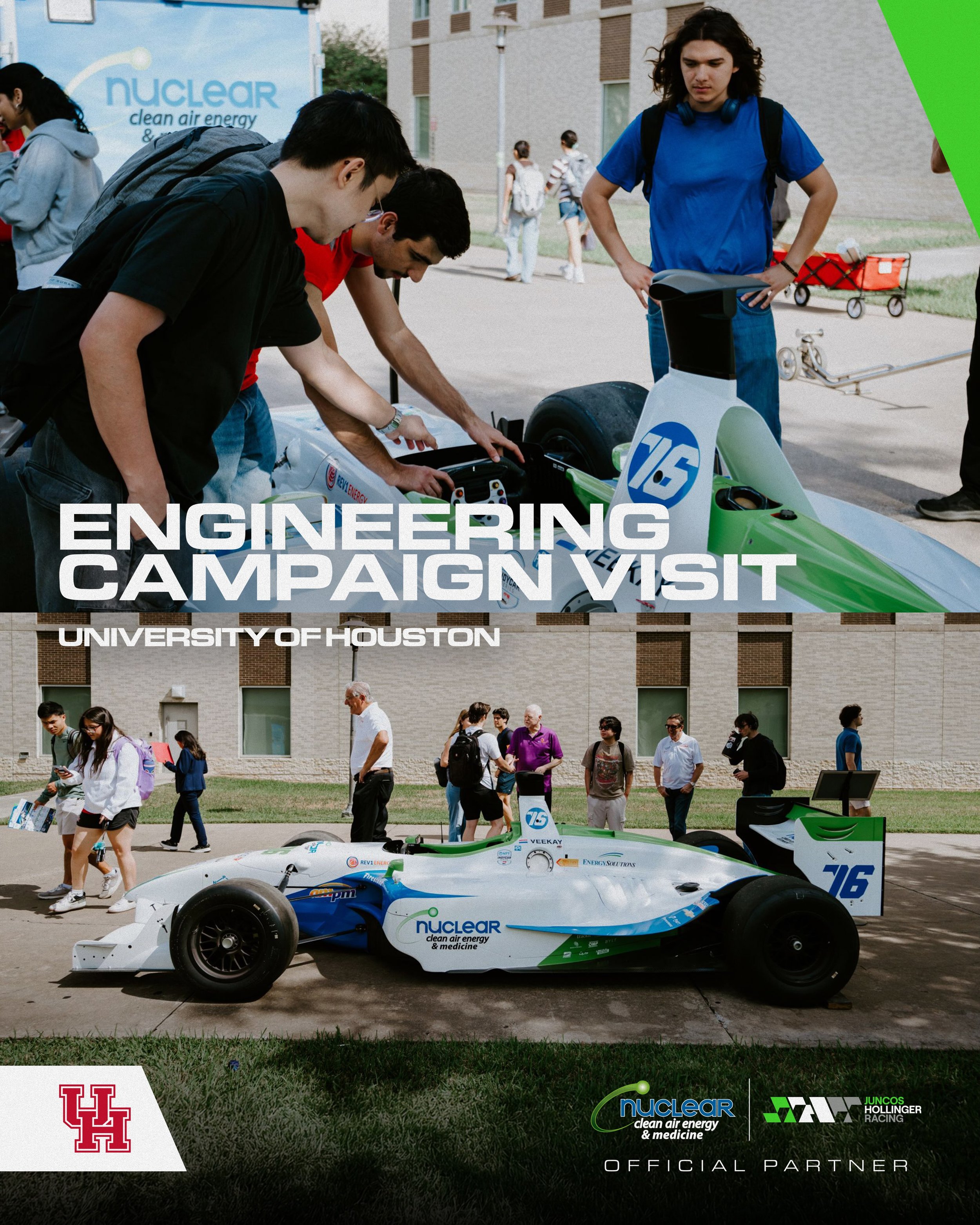 Proud to see our partners at Nuclear Clean Air Energy &amp; Medicine inspiring the next generation of engineers at the University of Houston 🎓

Building the future through Talent, Teams and Technology.

#GoJHR