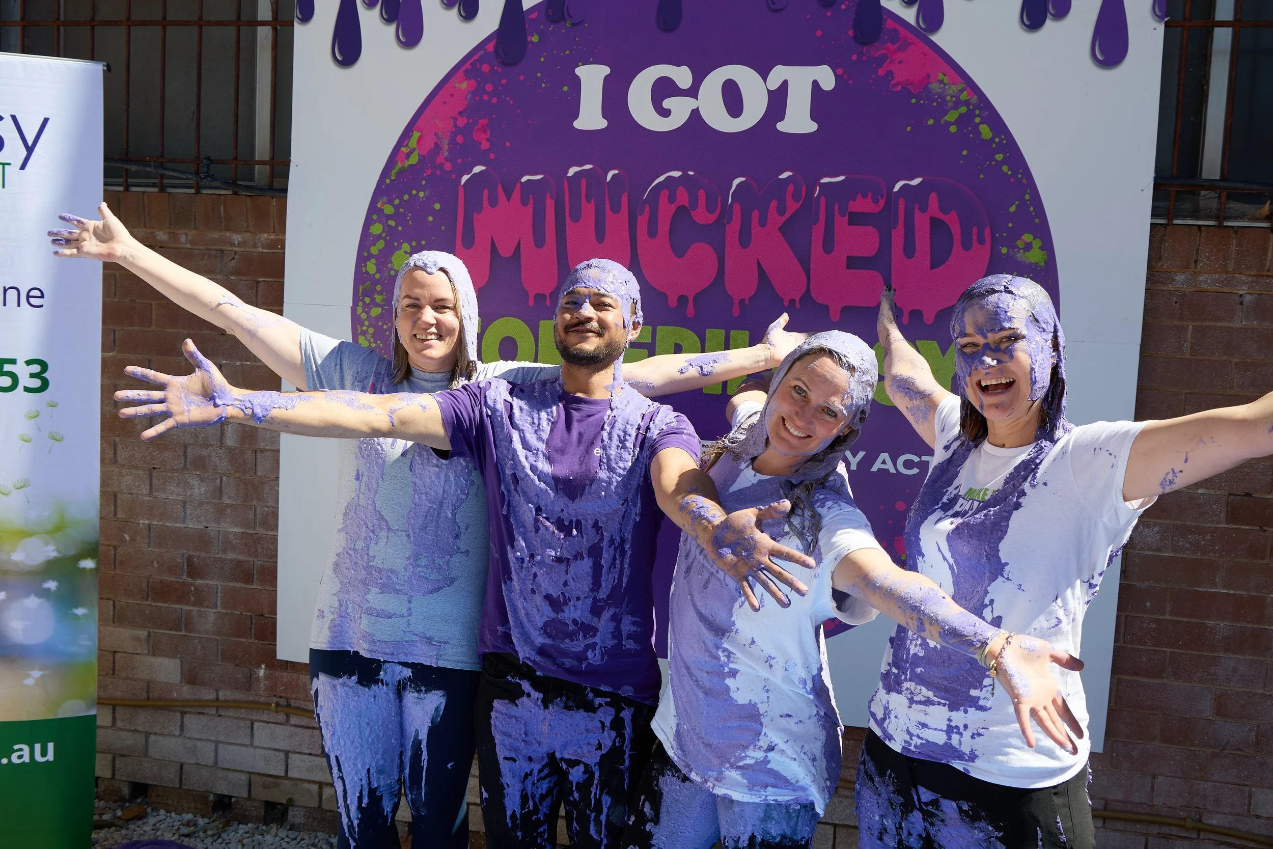 Purple, Proud and Covered in Muck: Community Comes Together for Make March Purple at Poppyfield Commons&nbsp;