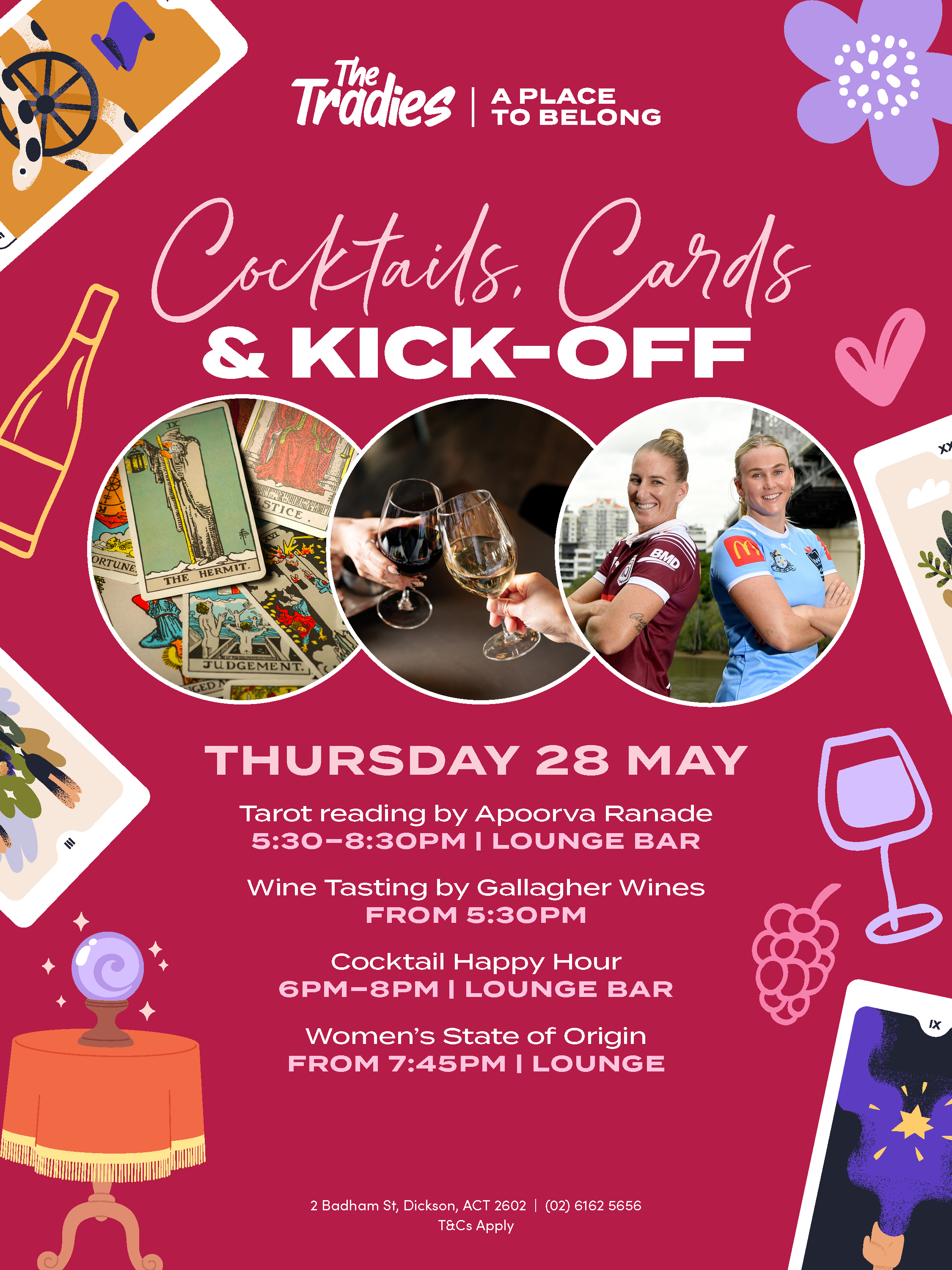 Cocktails, Cards &amp; Kick-Off