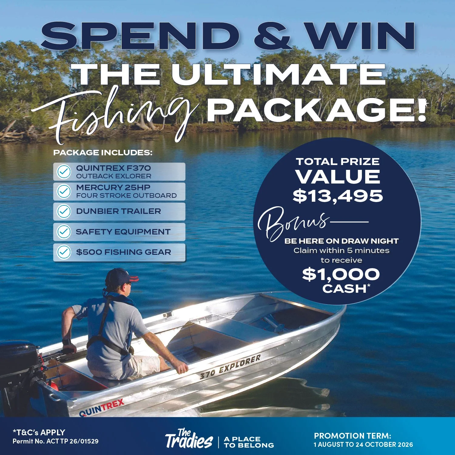 Spend &amp; Win the Ultimate Fishing Package!