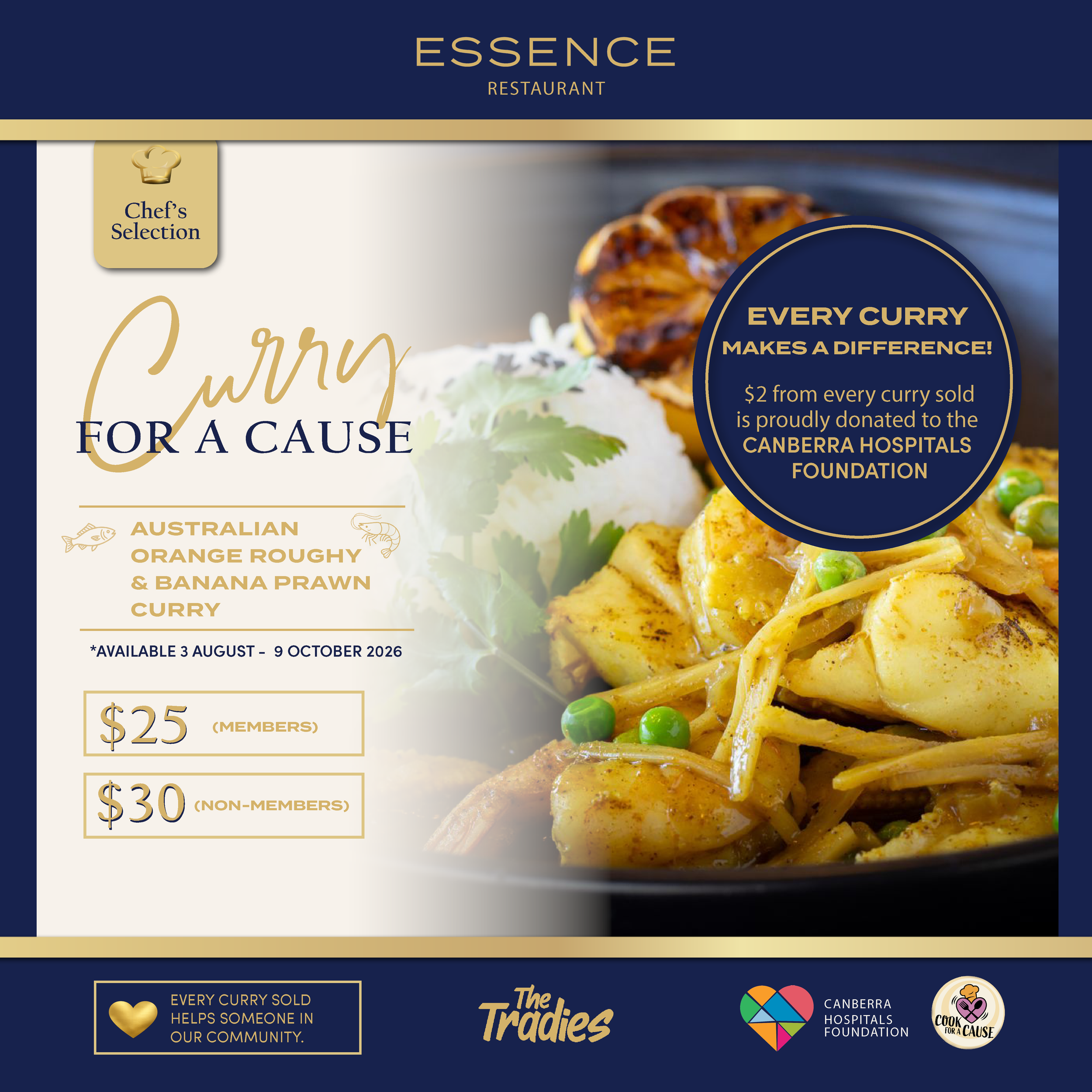 Cook for a Cause: 3 AUg - 9 Oct