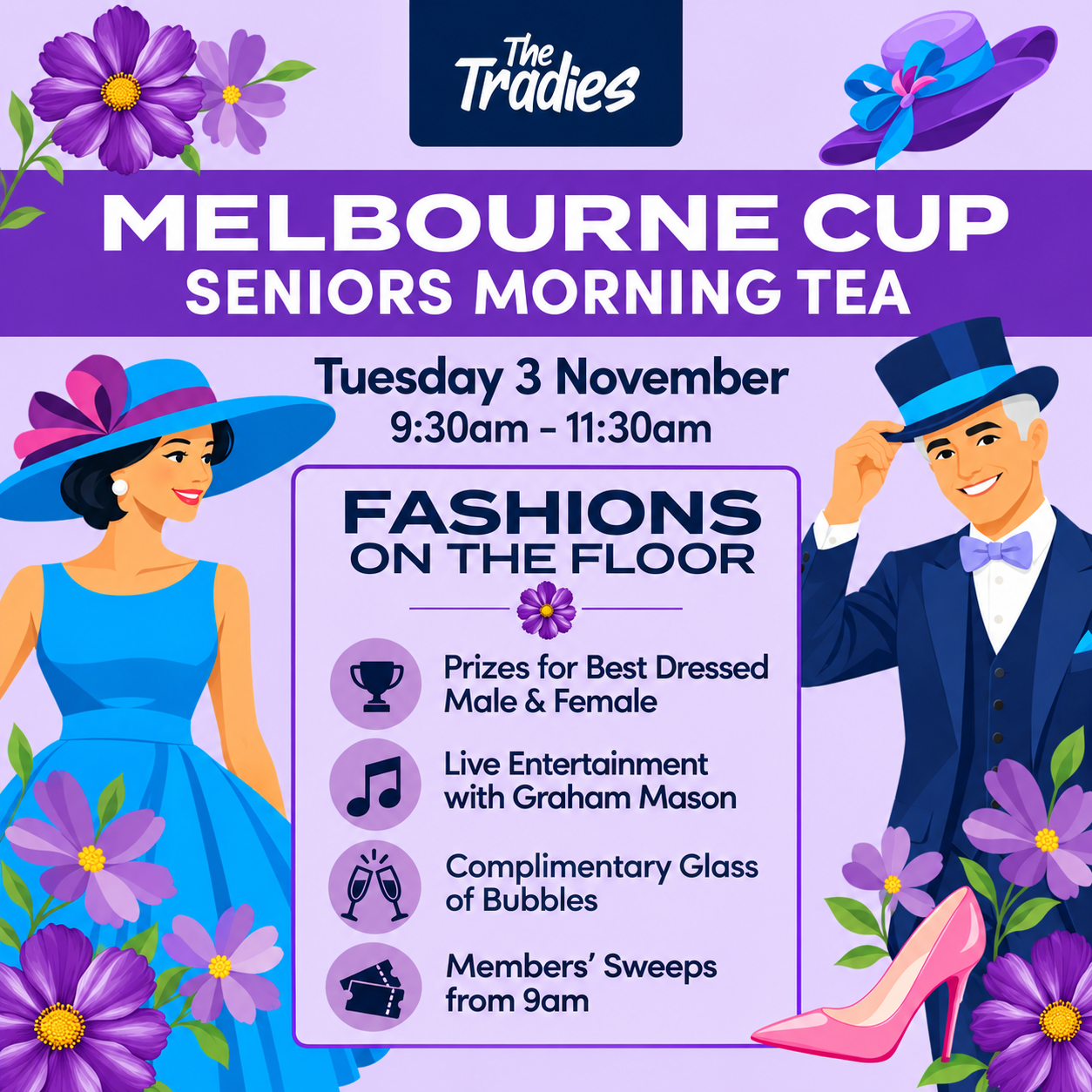 MELBOURNE CUP DAY - SENIORS MORNING TEA