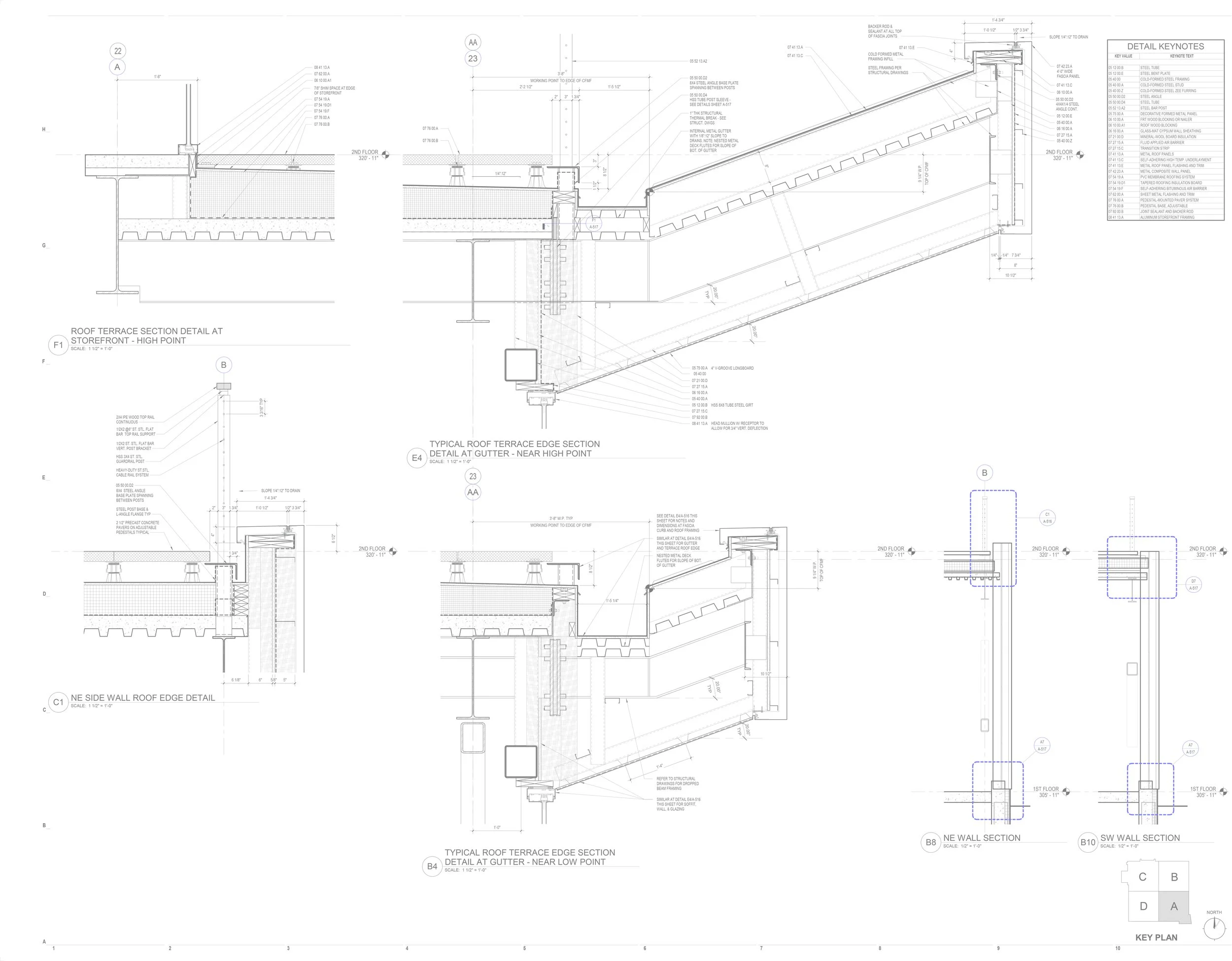 A-516 - ROOF TERRACE AND ENTRANCE CANOPY EXTERIOR DETAILS.jpg
