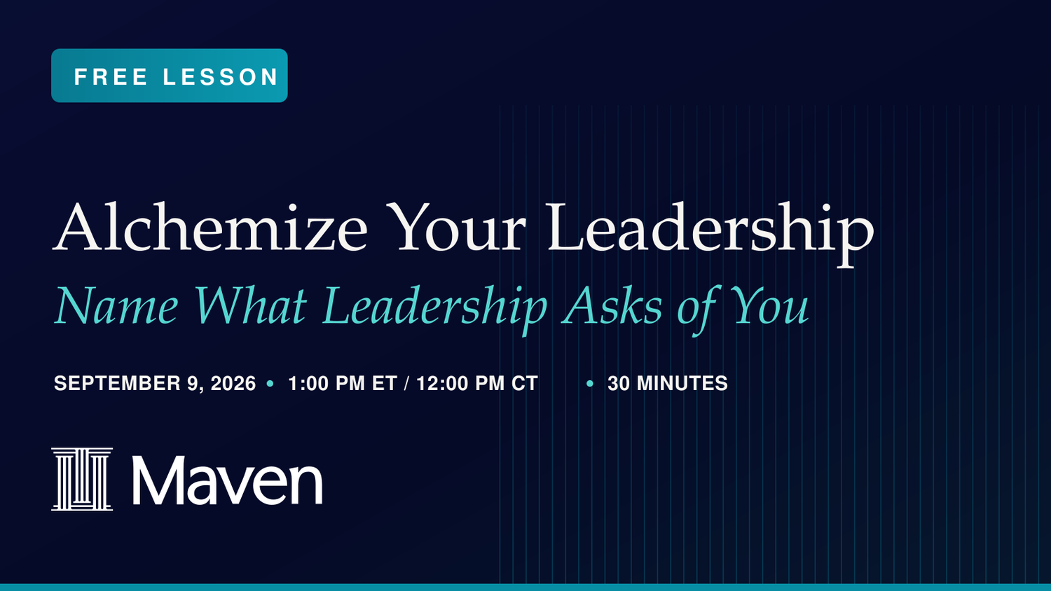 Alchemize Your Leadership: Name What Leadership Asks of You