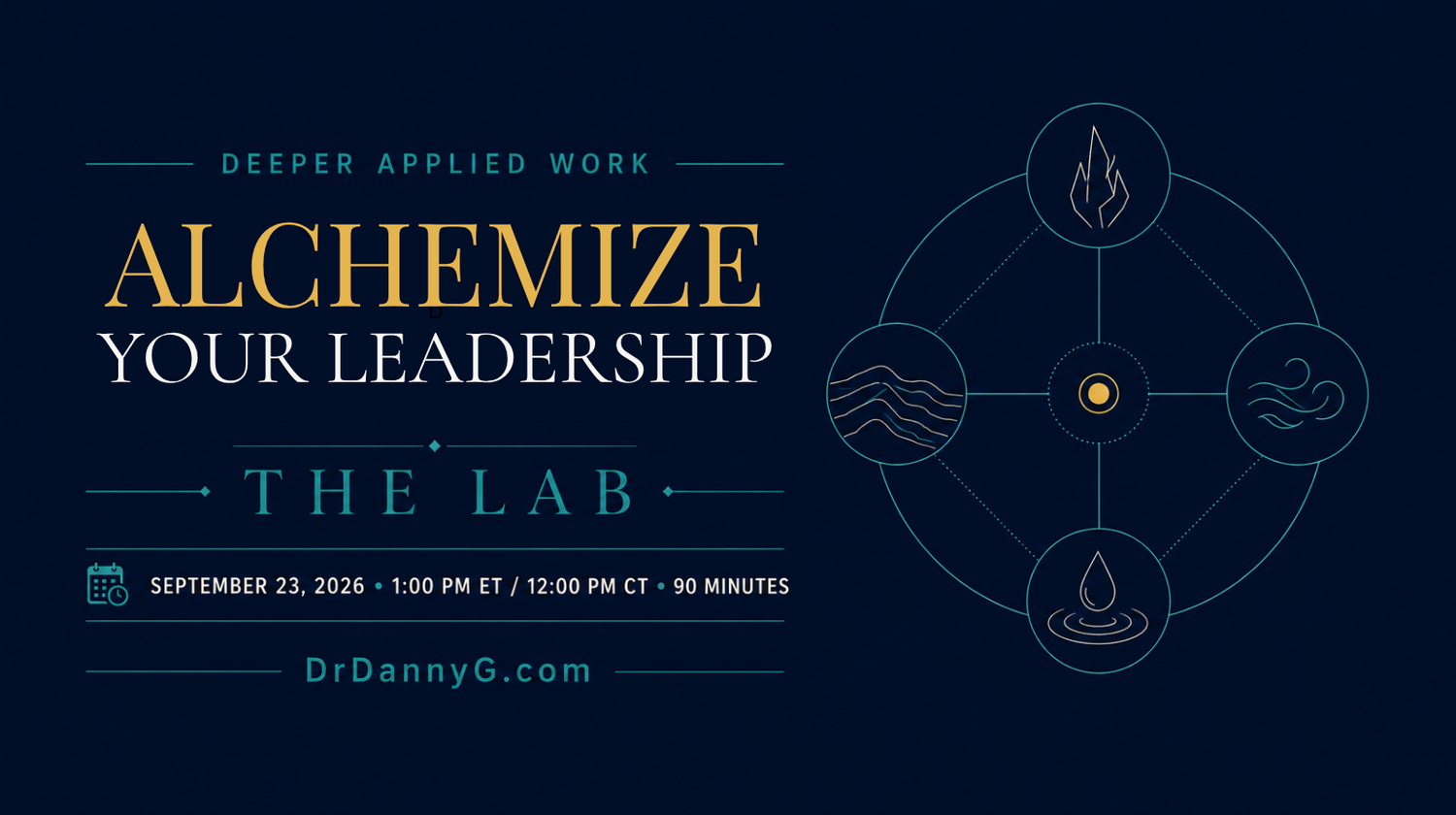 Alchemize Your Leadership Lab featuring a five-part elemental leadership map, September 23, 2026