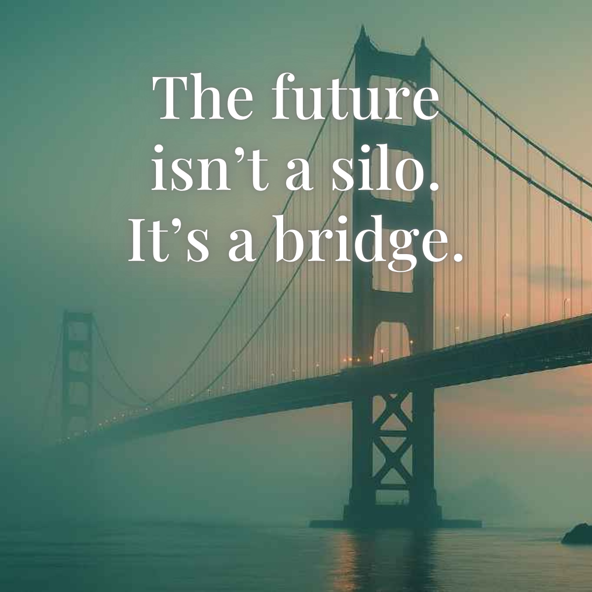 Teal Trilogy — Part 3: The future bends towards soul.