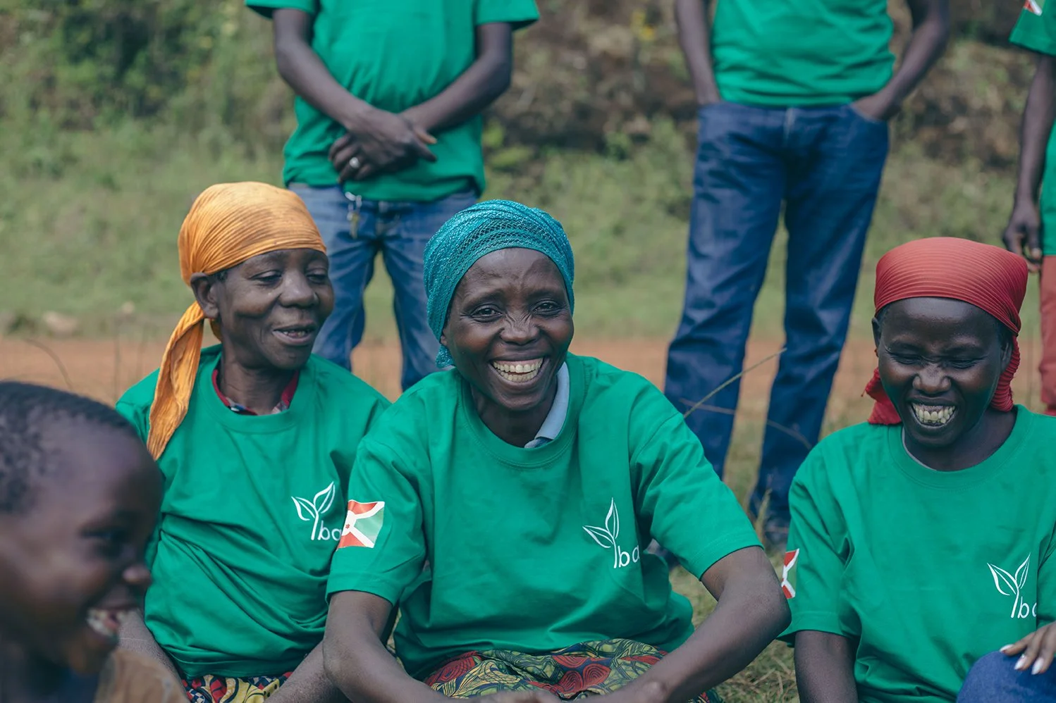 Groupe de femmes agricultrices burundaises travaillant au domaine Ibabi au Burundi