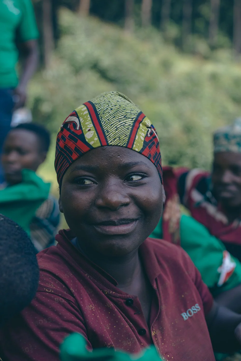 Jeune femme burundaise.