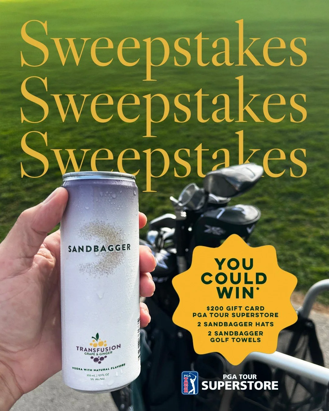 ⛳️ GIVEAWAY: NATIONAL GOLF DAY ⛳️

We're proud to announce that Sandbagger is an official partner of the @carolinaspga - and what better day to announce this partnership than National Golf Day? 

To celebrate the game that brings us all together, we'