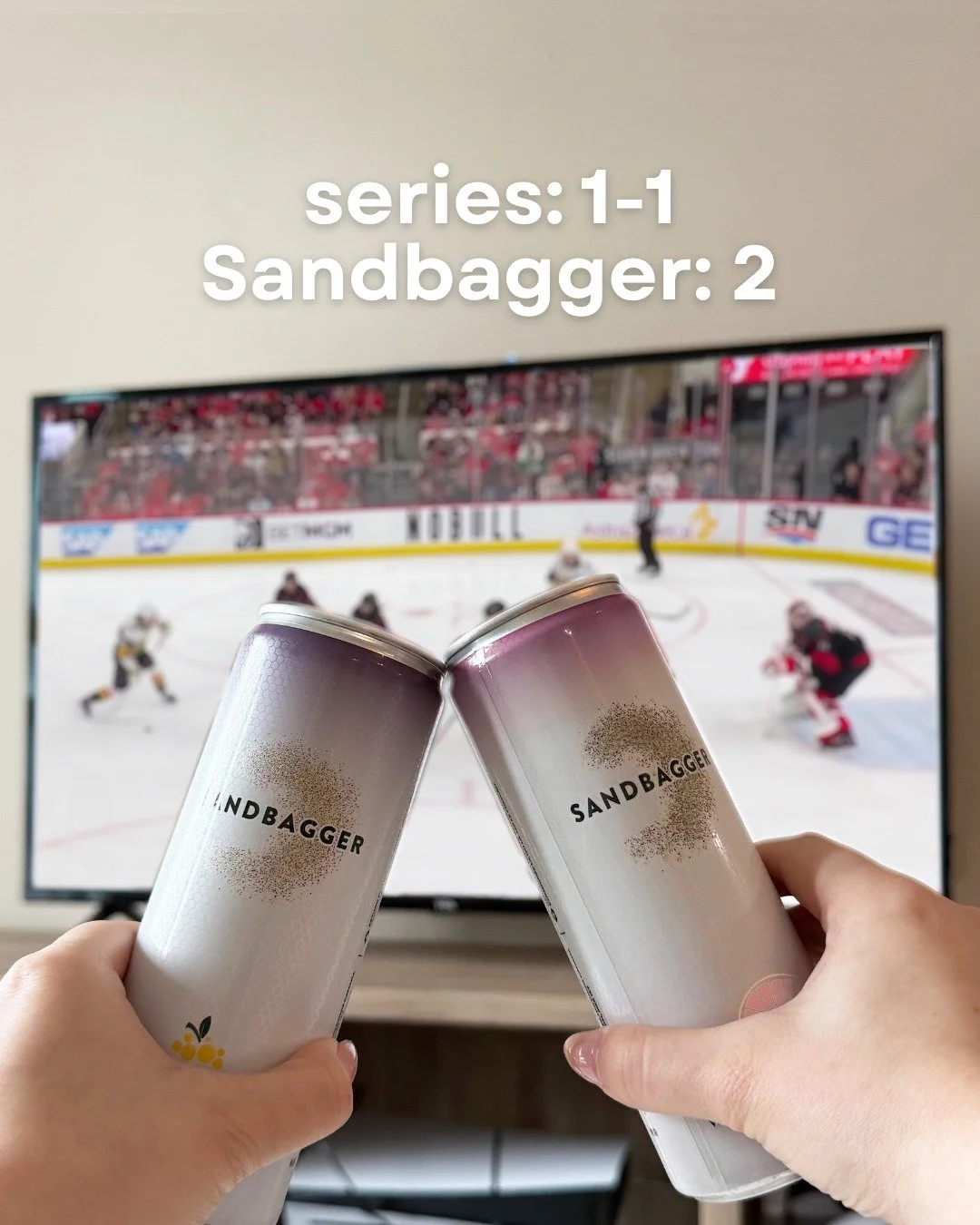 great hockey all around from our partners @canes and @vegasgoldenknights 🙌🌪️⚔️

we're enjoying the taste of victory either way (it's crisp and refreshing)