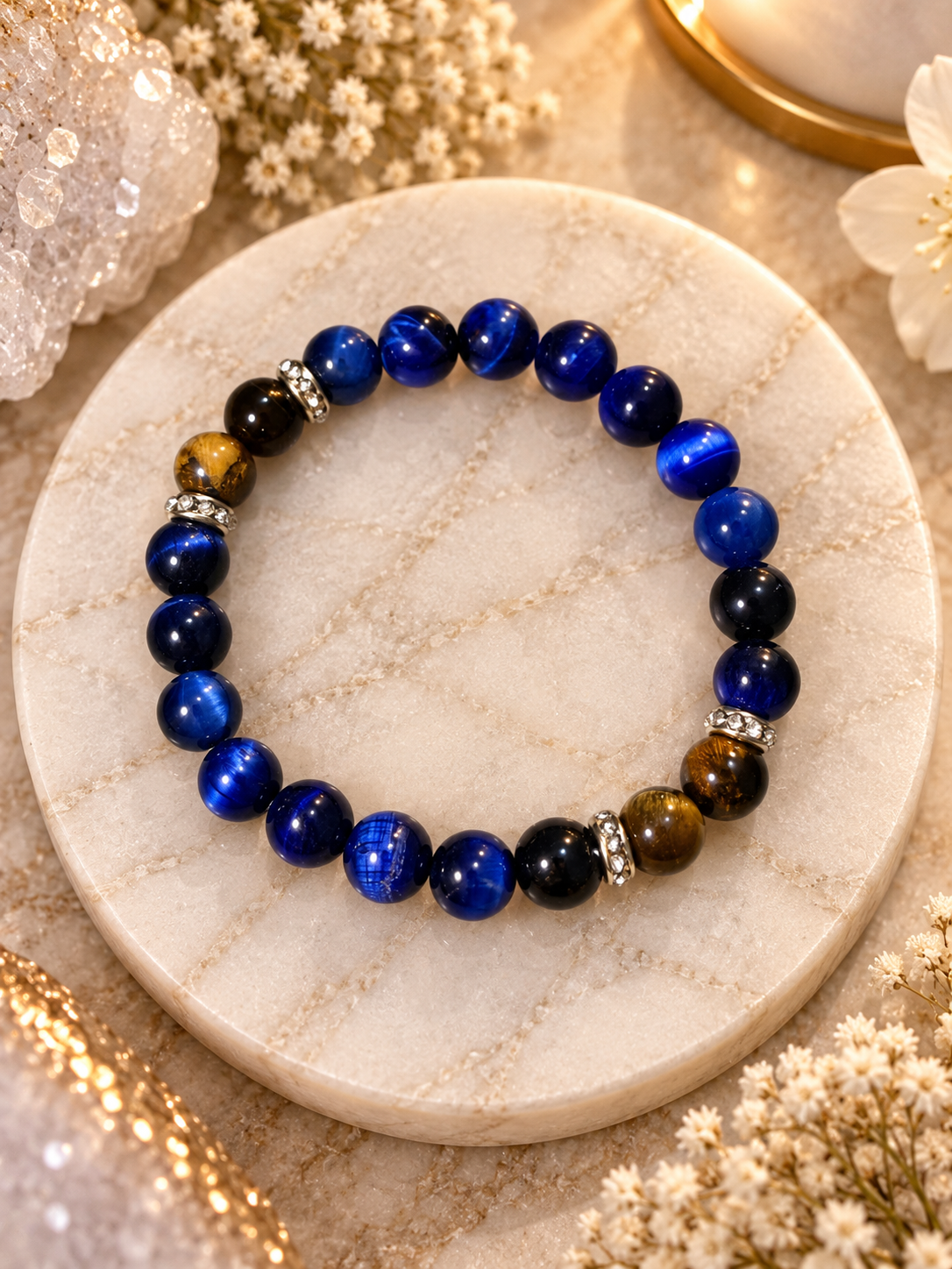Blue Tiger Eye Bracelet