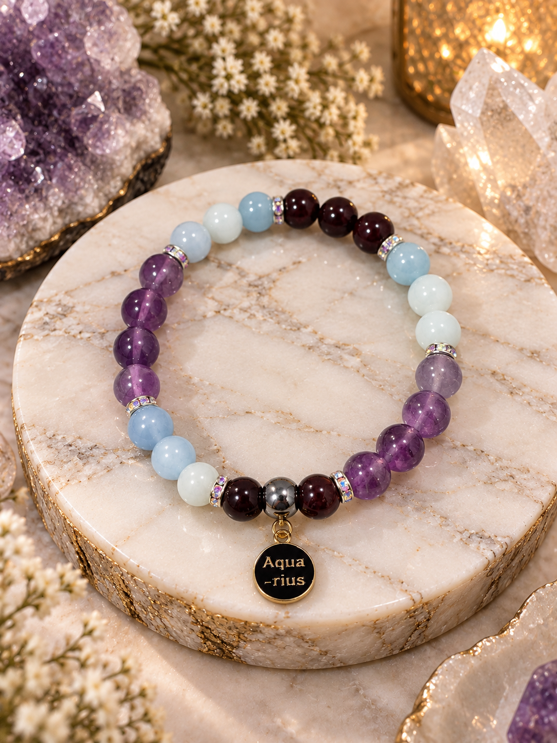 Aquarius Zodiac Bracelet