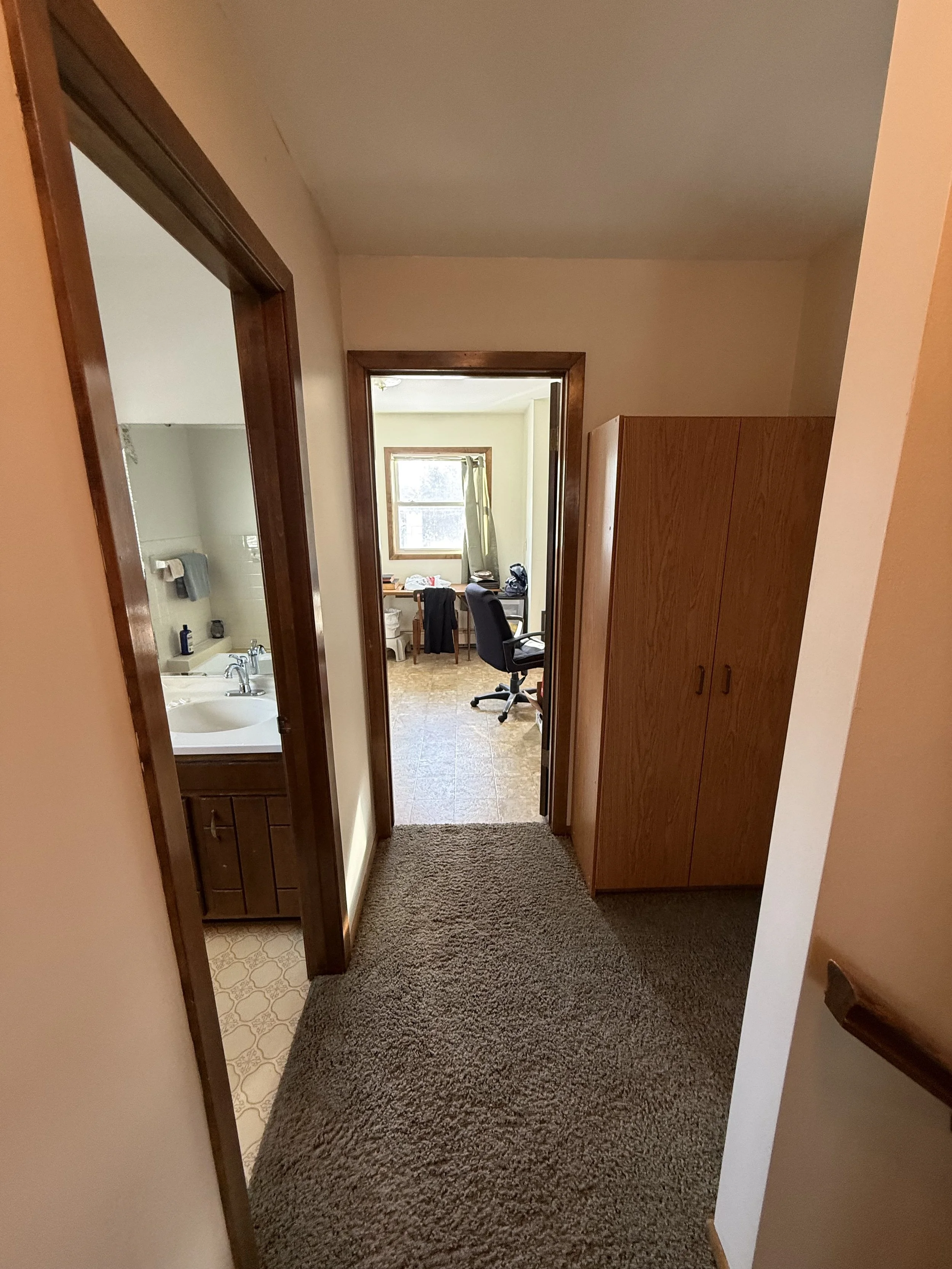 Upper Level stair landing