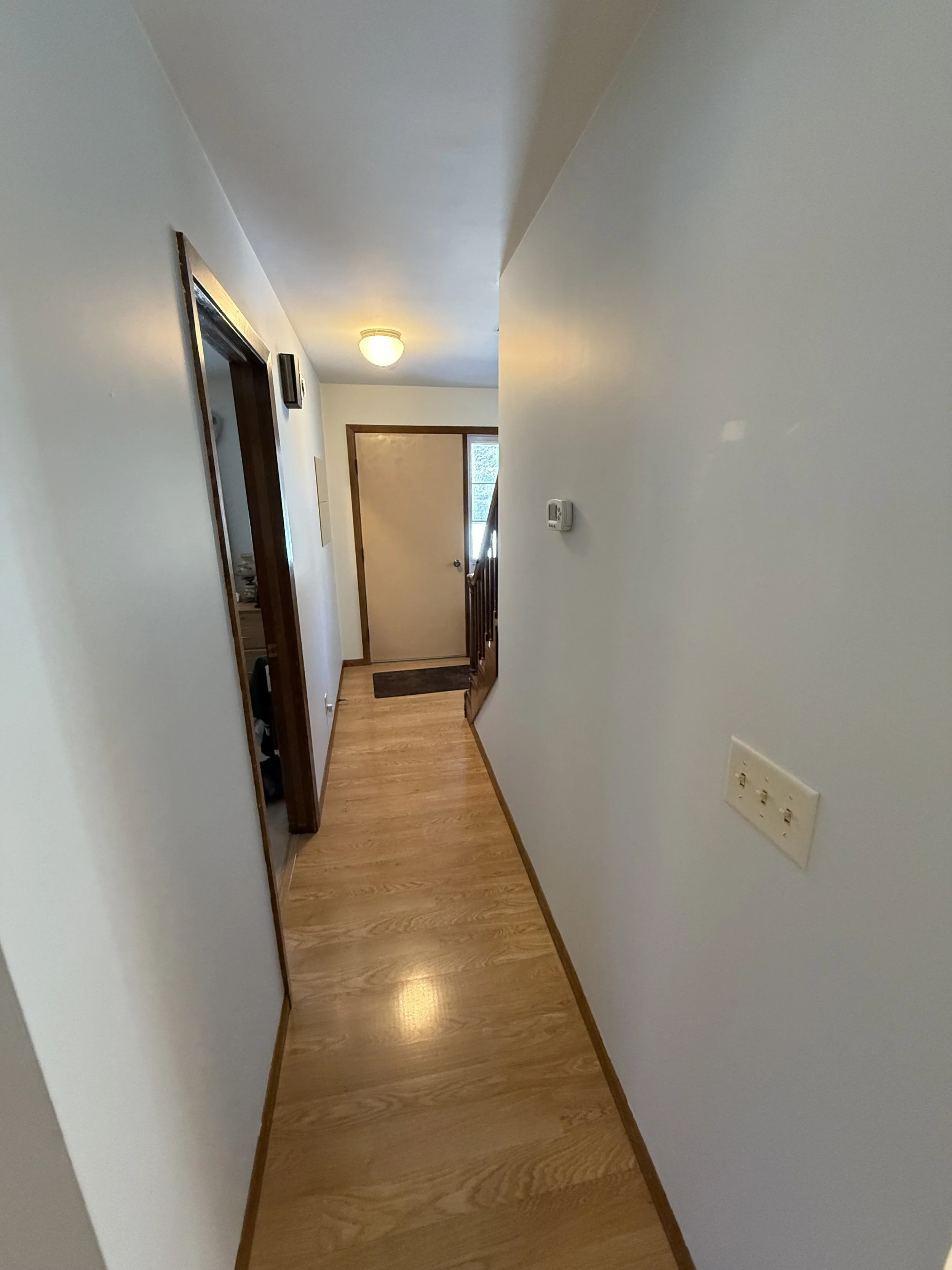 Hallway from main entry to kitchen