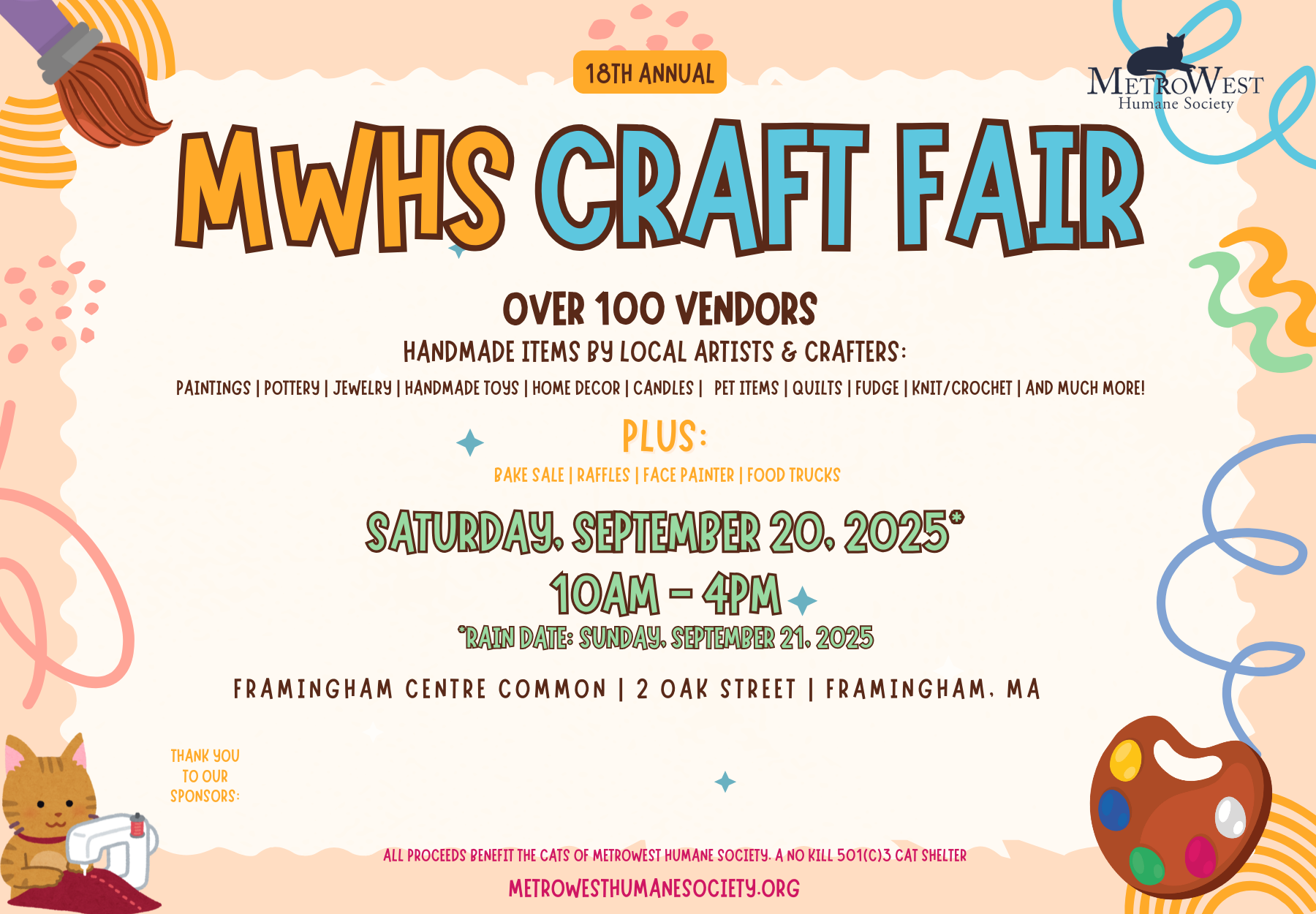 MetroWest Humane Society Craft Fair