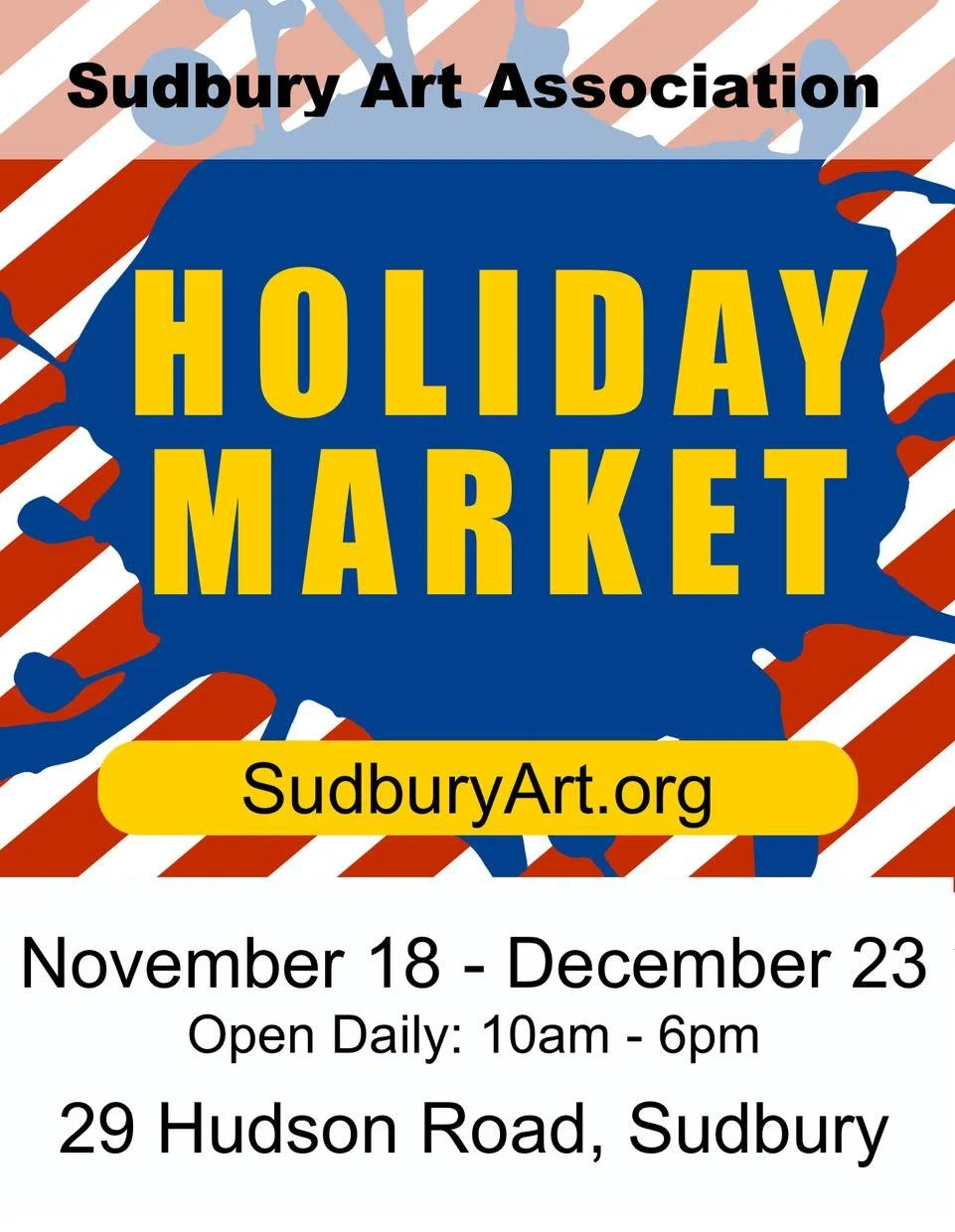 Sudbury Art Association Holiday Market 
