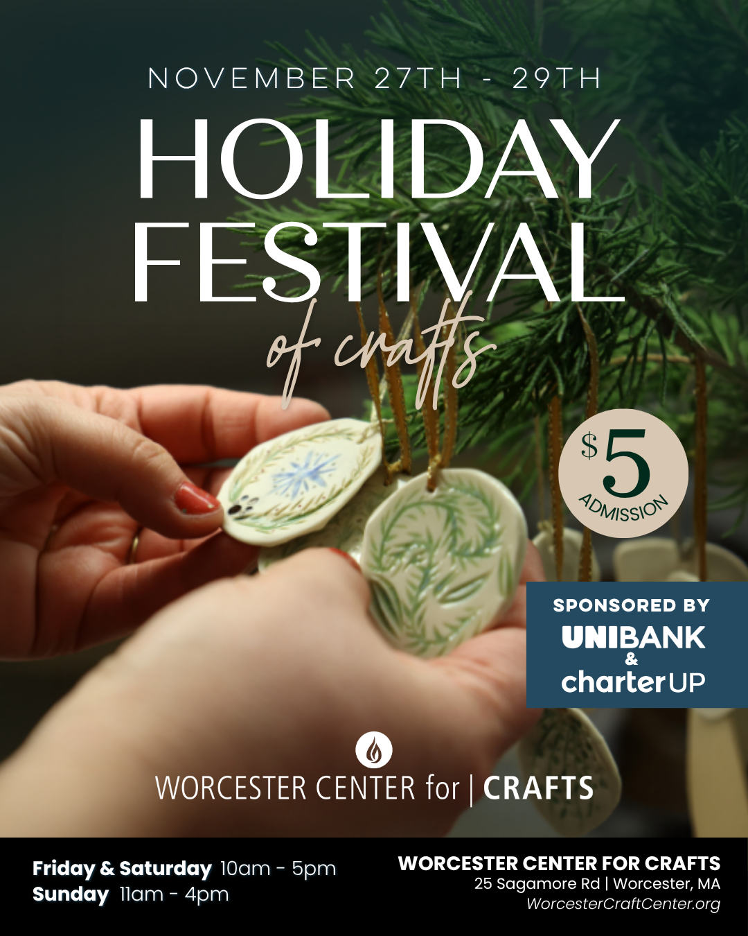 Worcester Center for Crafts Holiday Festival of Crafts