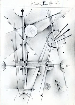 prismatic-paintaing-abstract art-stephen bend-reflections