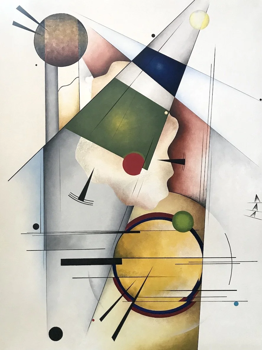 abstract painting by stephen bend