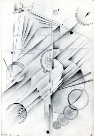 prismatic-paintaing-abstract art-stephen bend-reflections-refraction art