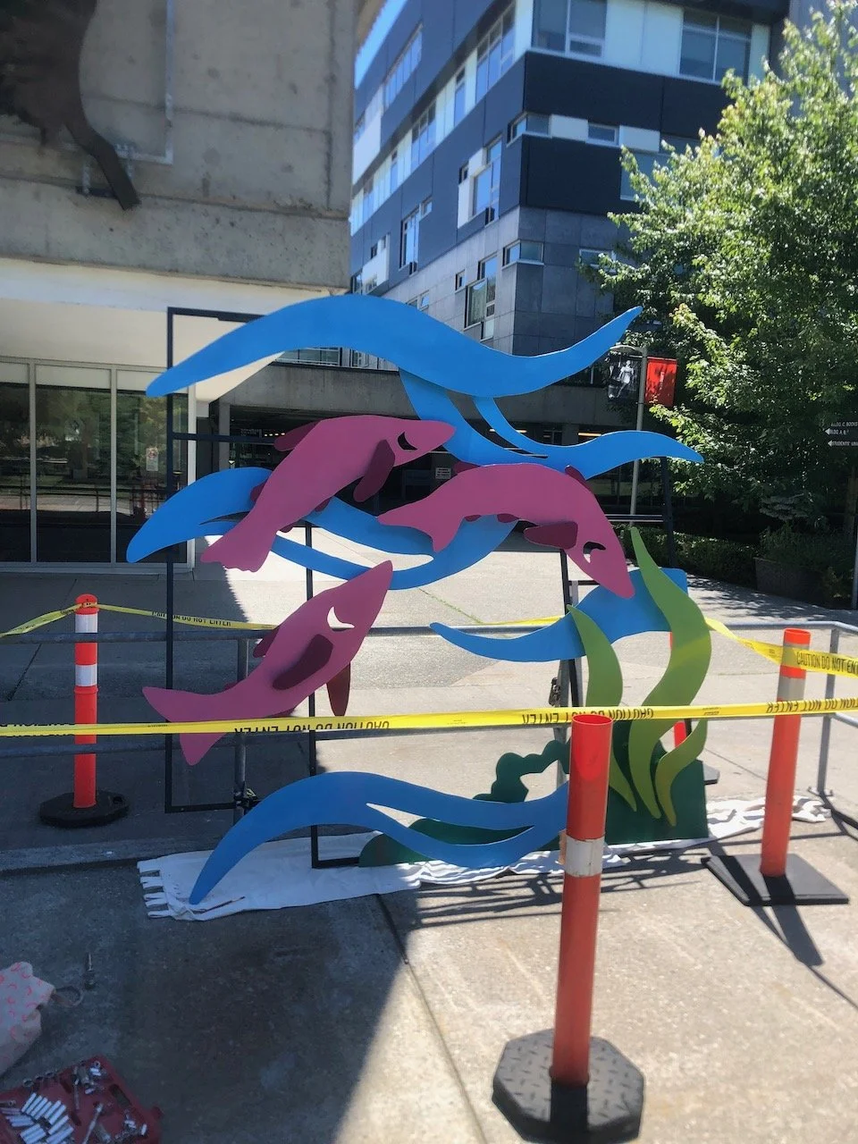 Because of COVID this project was unfinished, and I had the privilege and honour as a student tech of finishing and preparing for install, directed under Devon Knowles.  