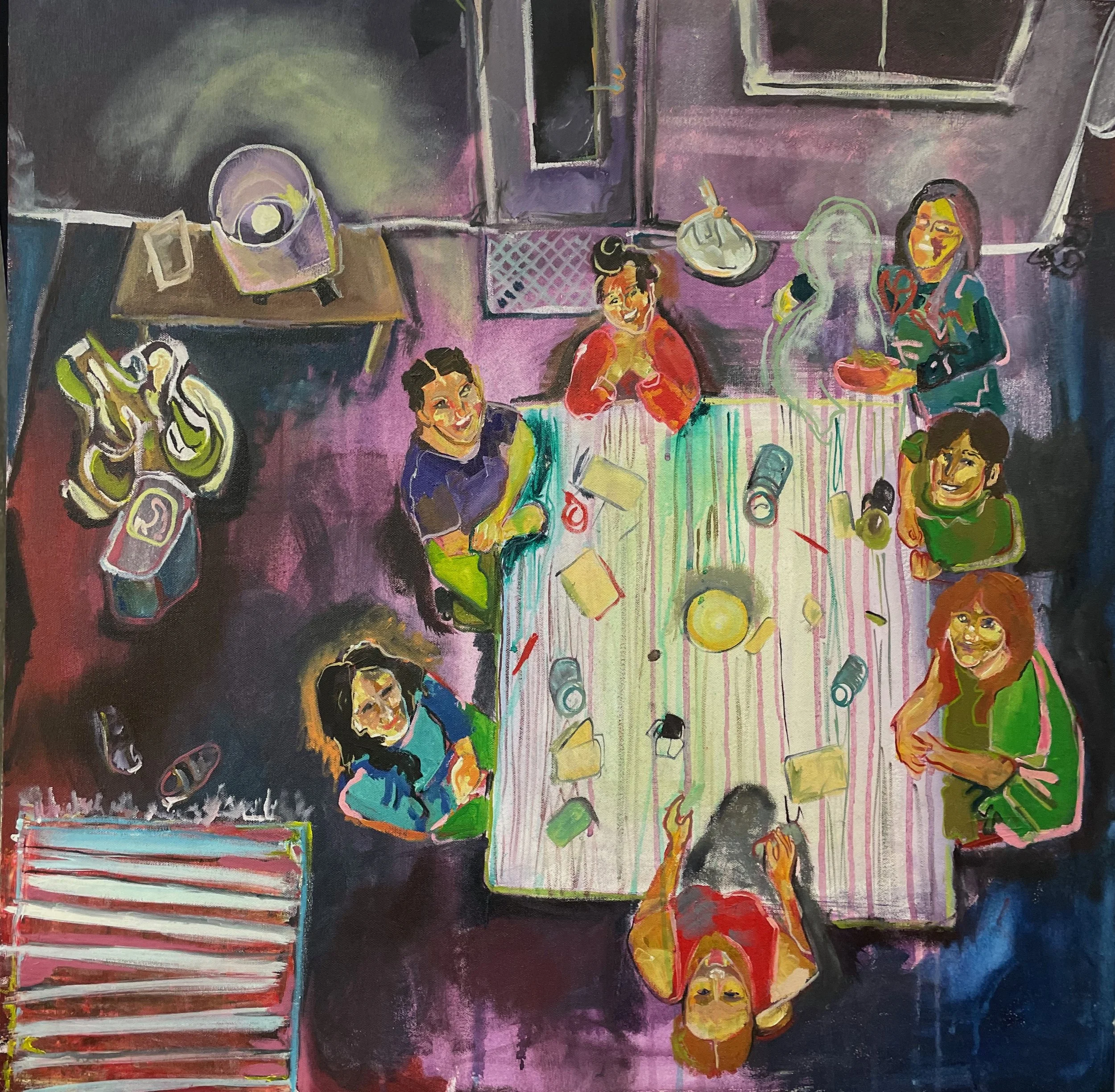 "Friends"
2023
Oil on Canvas
36" x 36"