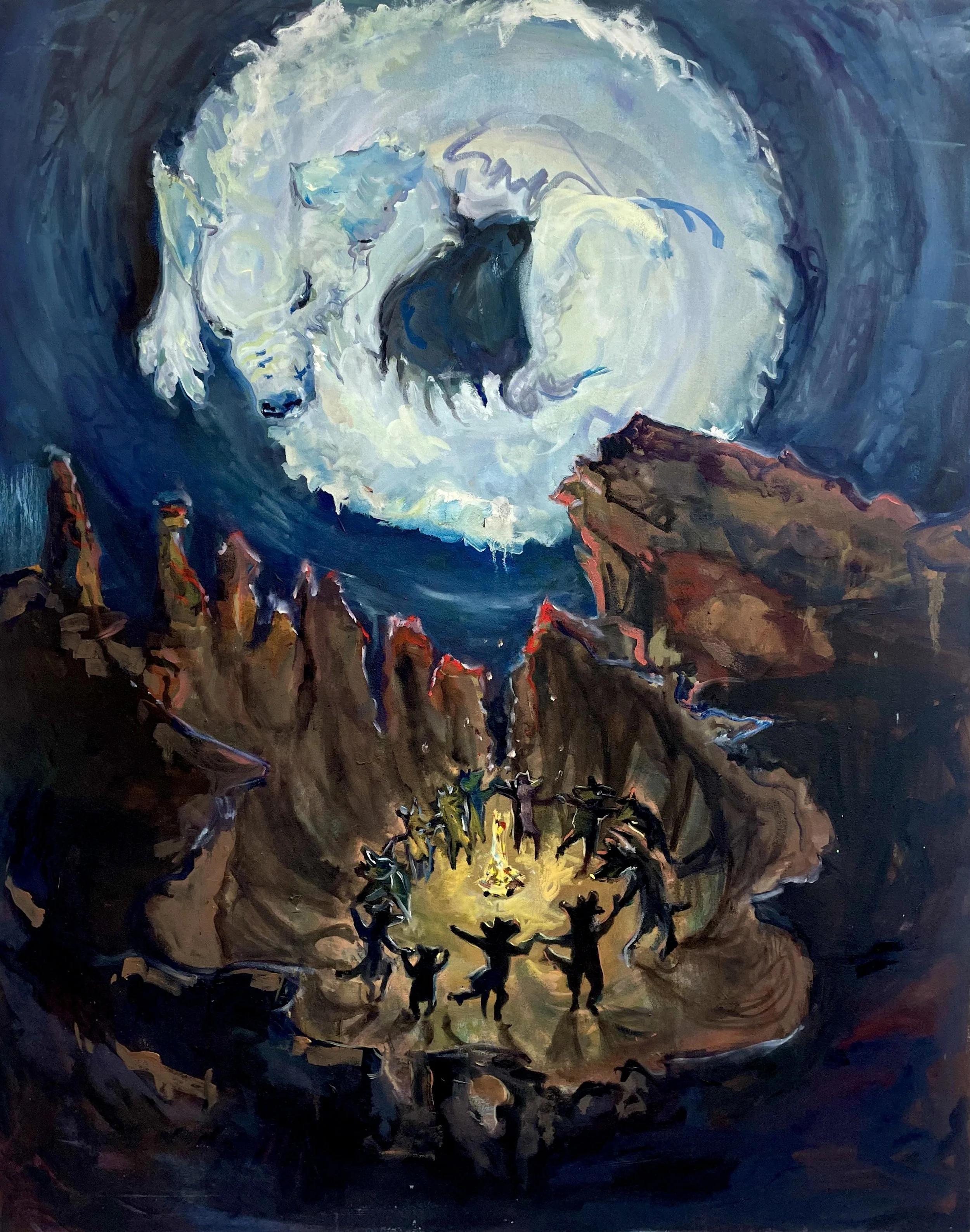 "Ouroborkos"
2025
Oil on Canvas
48" x 60"