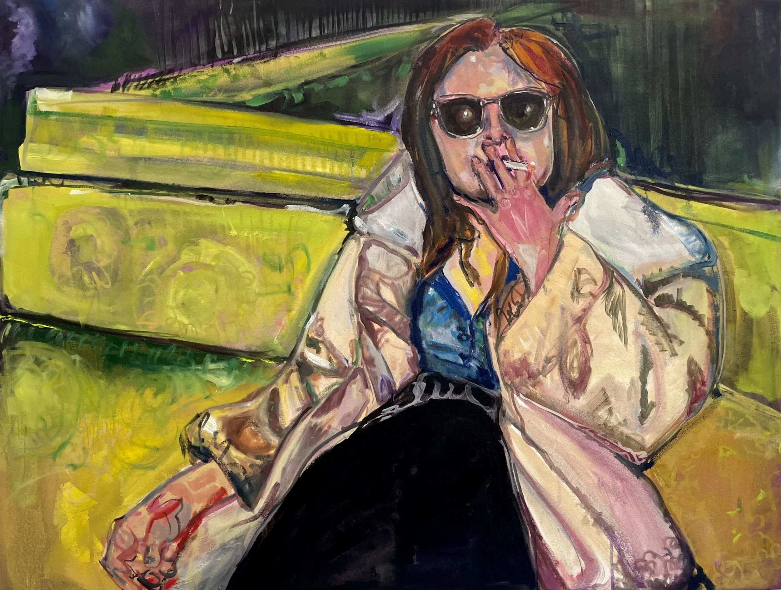 "Russian Daddy Christmas Party"
2025
Oil on Canvas
36" x 48"