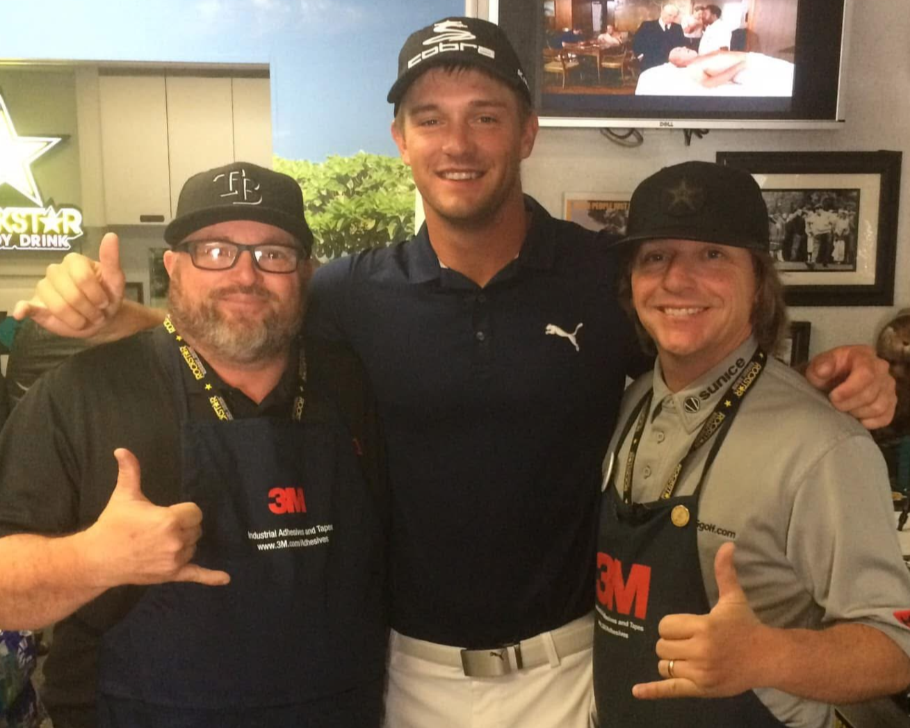 Bob with Bryson DeChambeau & Scotty Garrison