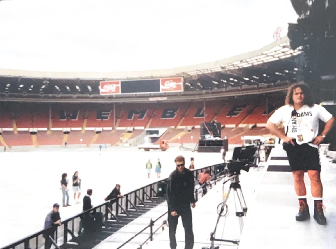 Bob in Wembley Stadium: London, England