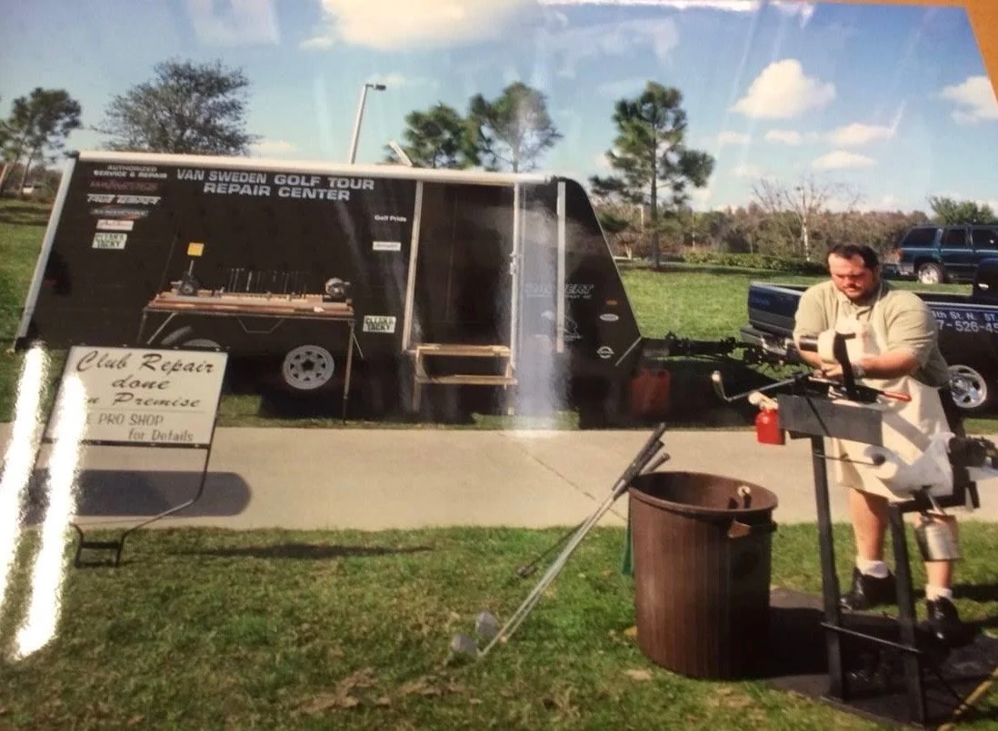 Bob's mobile repair truck back in the 90's