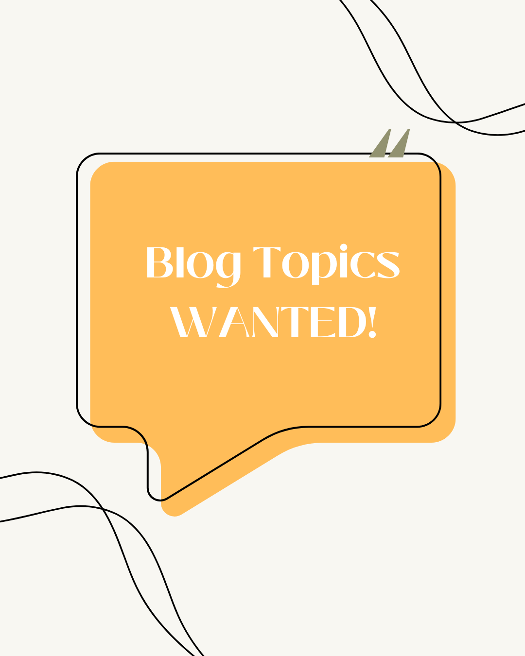 7/13 - Mid-Year Madness!!!  ISO Blog Topics