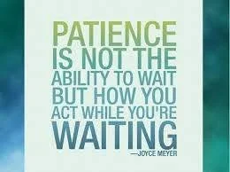 My One Word for 2020 - Patience