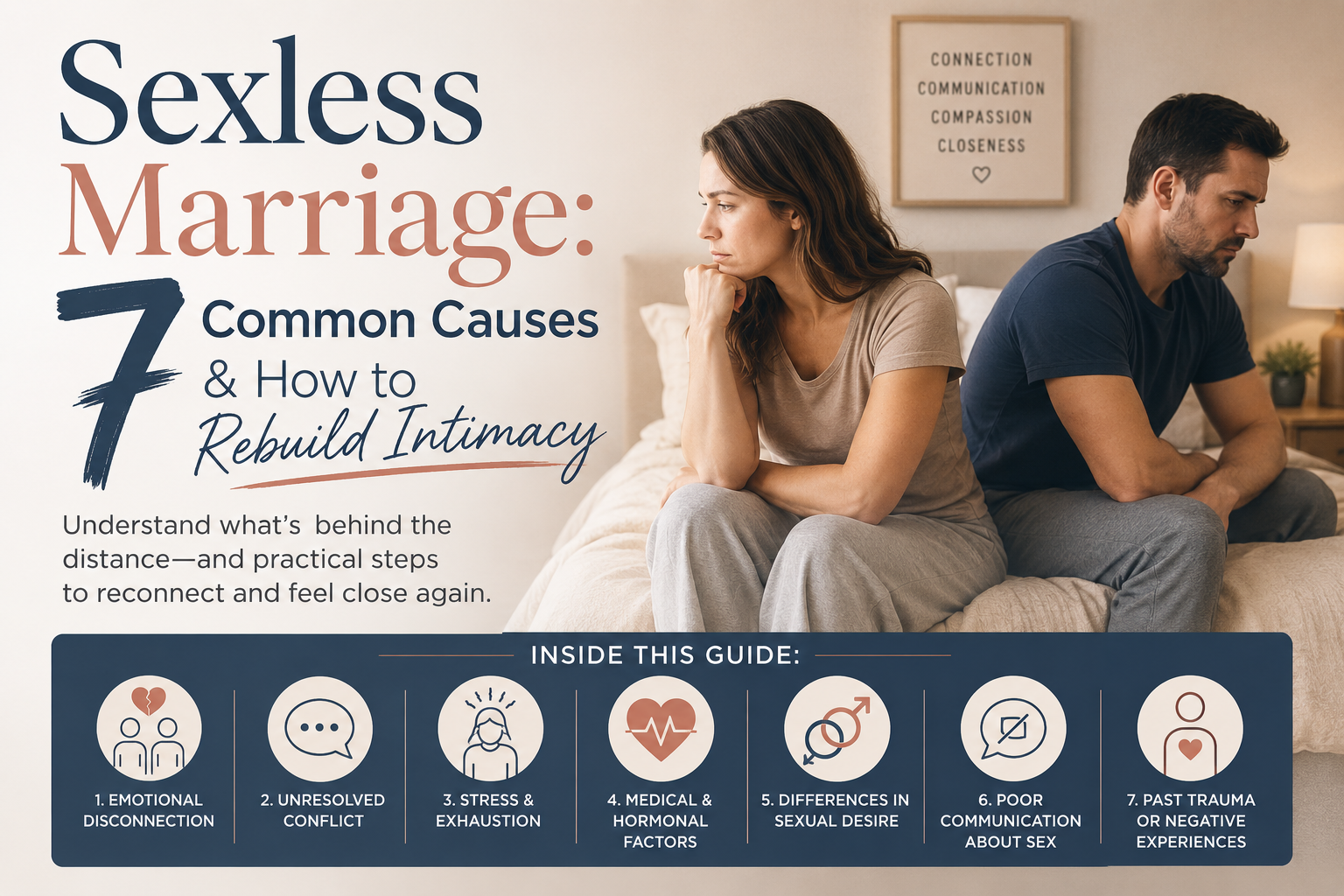 Sexless Marriage:&nbsp;7 Common Causes and How to Rebuild Intimacy