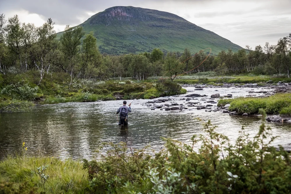 Fjällfiske efter röding och öring i Härjedalen