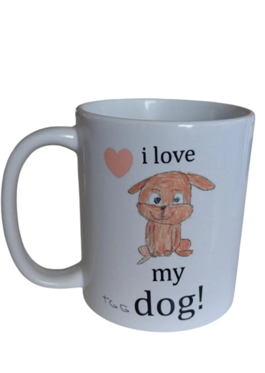 I love my dog! Mug