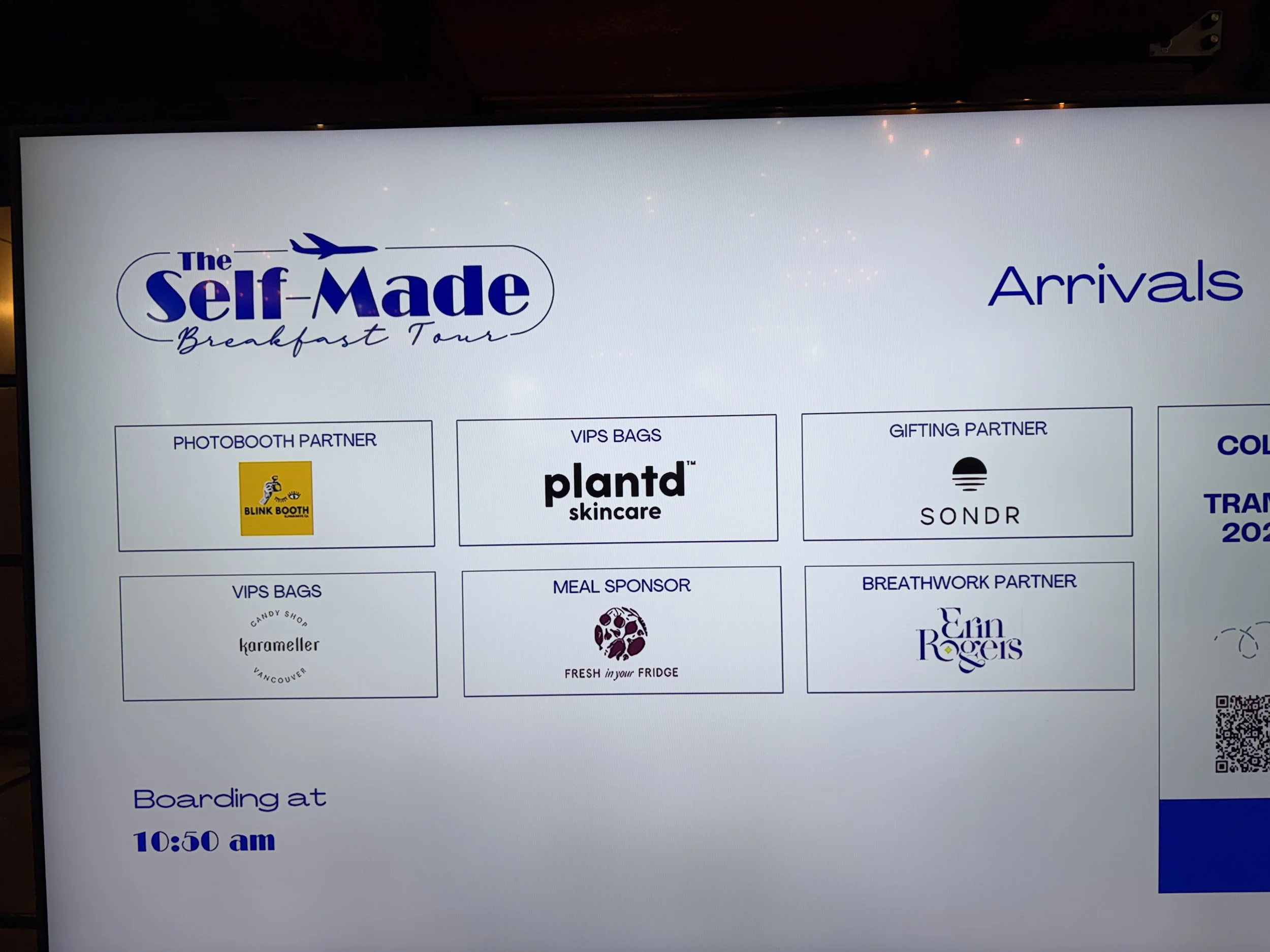 Corporate partner for your branded event