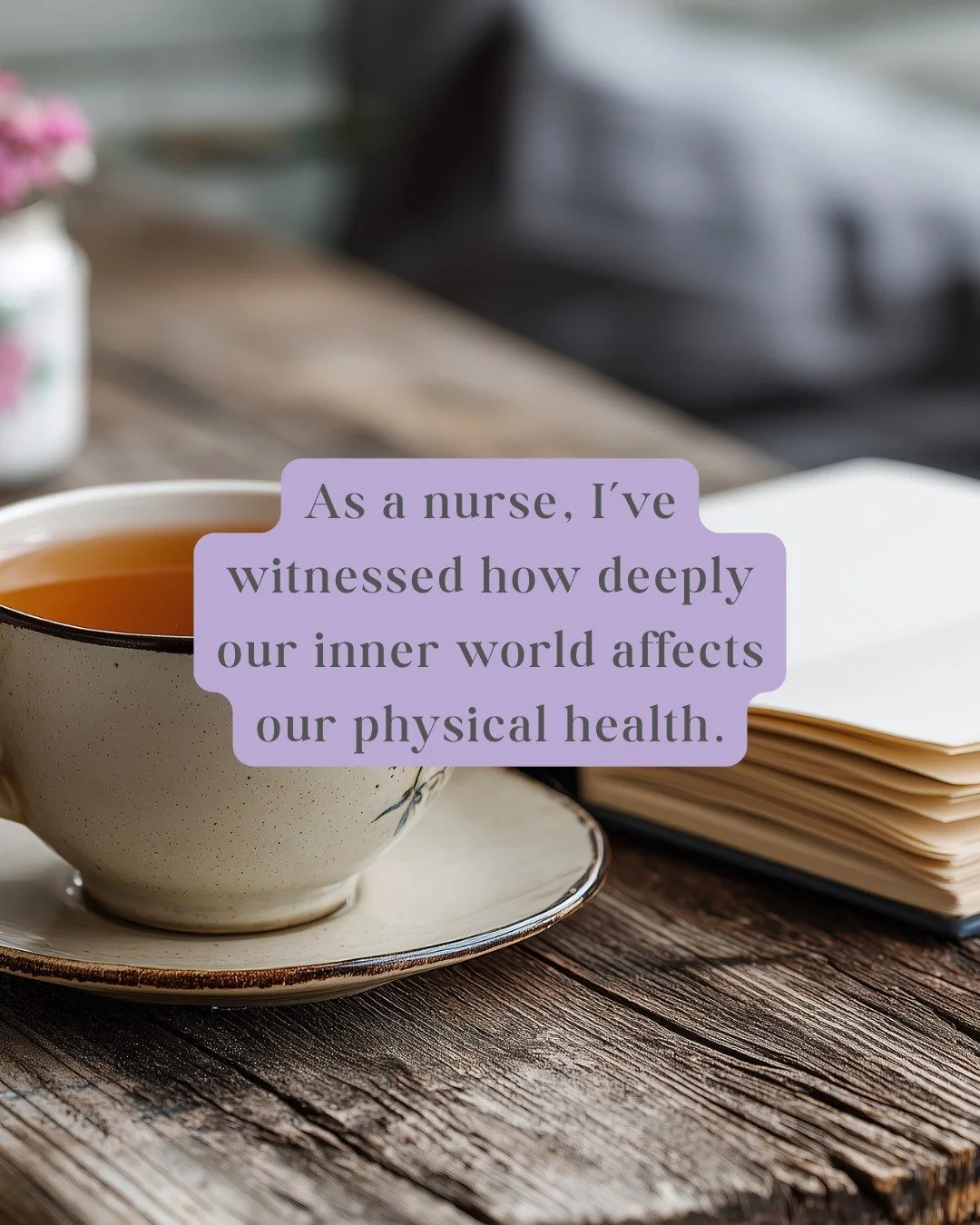 You are a whole person.

Your healing deserves to be supported as a whole person. 

This is the foundation of Rooted Wholistics. 

#rootedwholistics 
#holisticnursecoach 
#wholepersonhealth 
#innerwisdom 
#BCRN