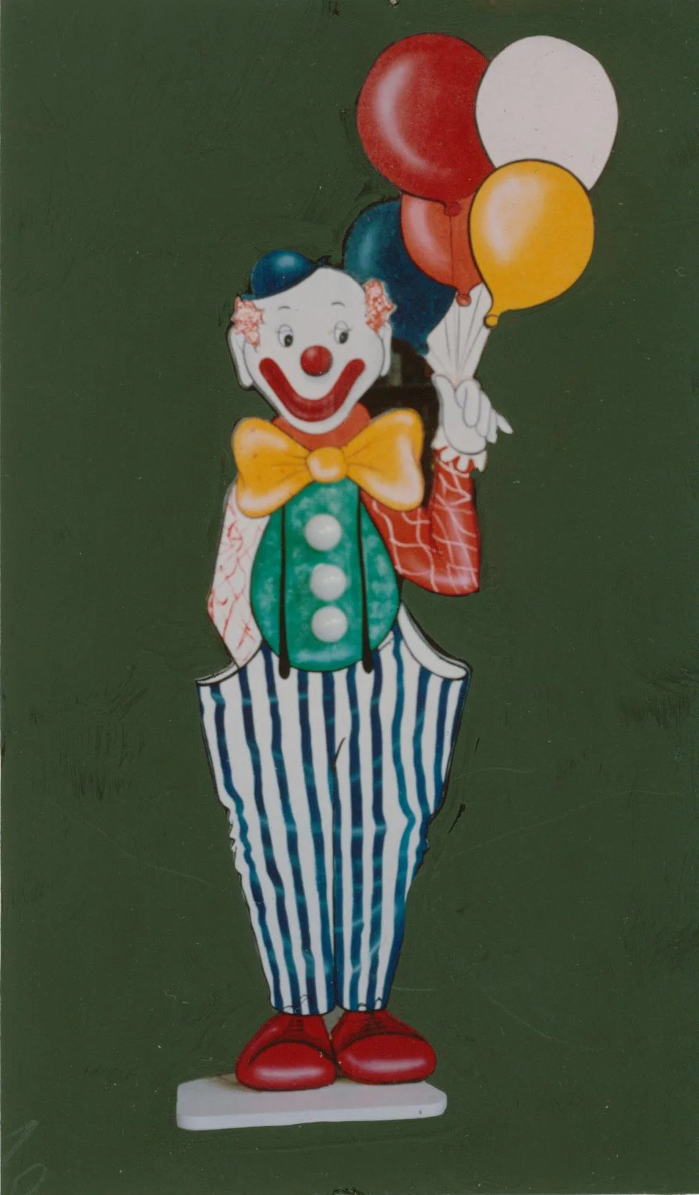 clown lamp mdo plywood and one shot enamel 