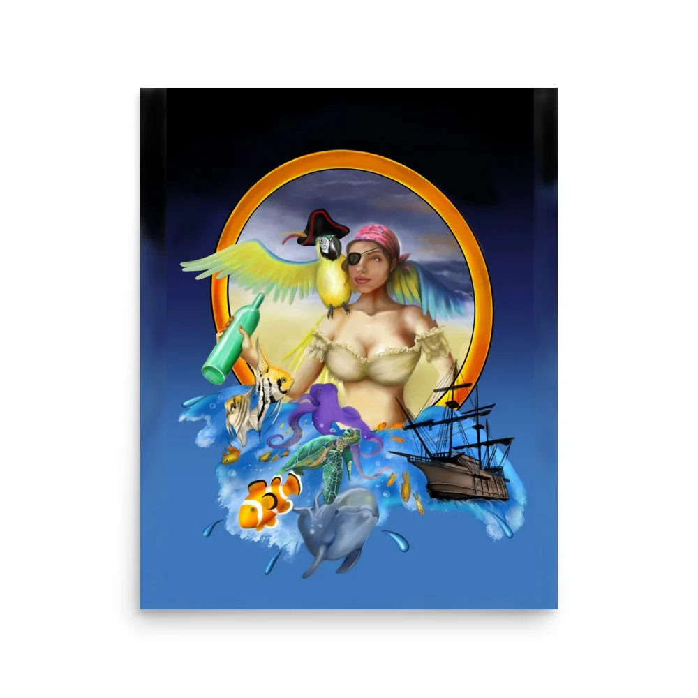 "sailor's dream" is a digital painting I did about my dream of sailing