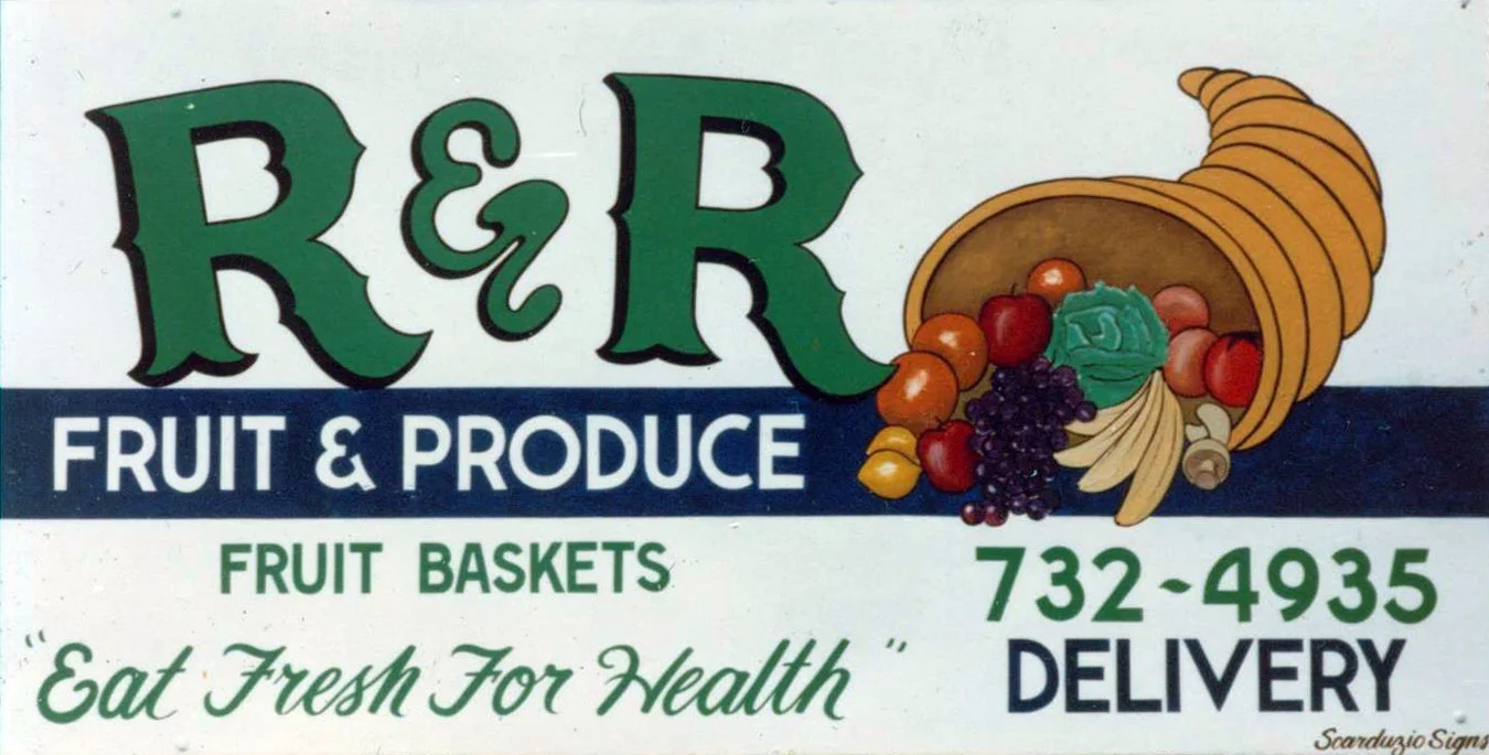 mdo plywood sign painted with one shot enamel