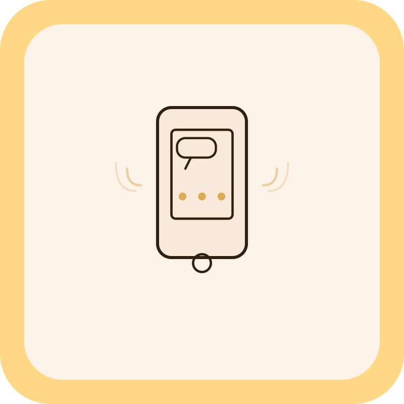 Sending a text and waiting anxiously for a reply while overthinking